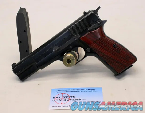 1993 Browning HI POWER semi-automatic pistol (2) 13rd Mags