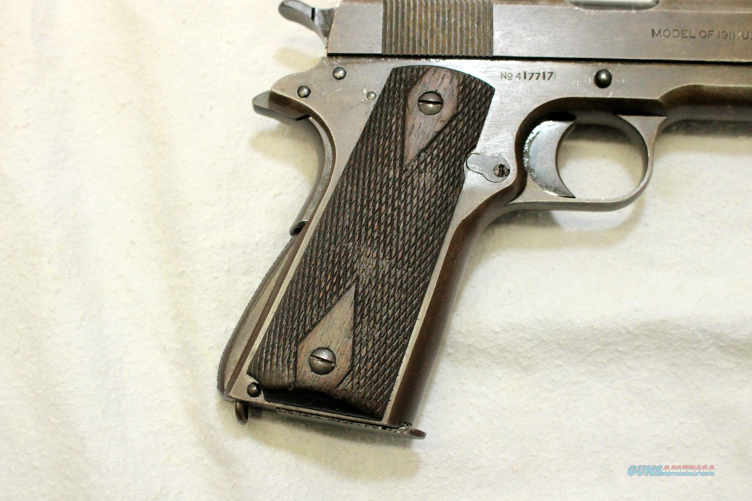 WWI COLT 1911 Military Issue Pistol... for sale at