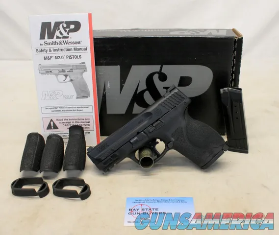 Smith & Wesson M&P 2.0 semi-automatic pistol APEX TRIGGER 9mm Box & Extras