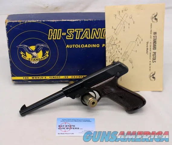 Hi-Standard MODEL 101 DURA-MATIC semi-automatic pistol .22LR BOX Manual