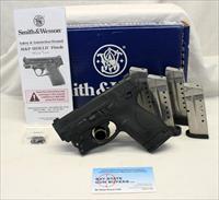 Smith & Wesson M&P 9 SHIELD semi-automatic pistol ~ 9mm ~ VIRIDIAN GREEN LASER ~ (5) Magazines 