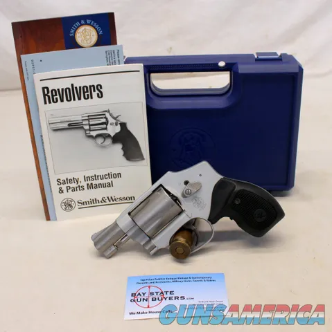 Smith & Wesson MODEL 642-2 AIRWEIGHT Revolver 3SPL Box CRIMSON TRACE GRIPS