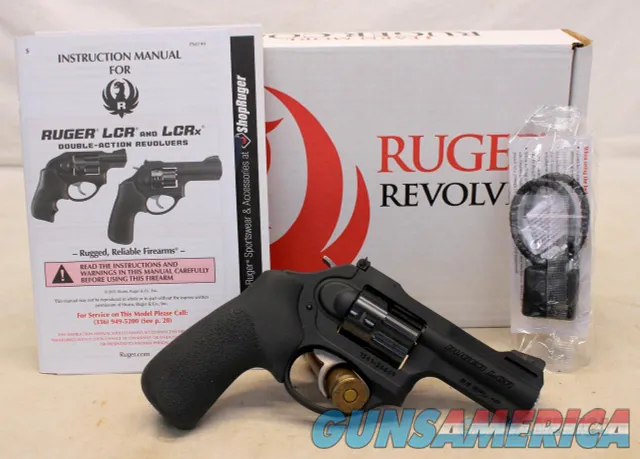 Ruger LCRx Double Action Revolver .38SPL +P 3" Barrel BOX & Manual