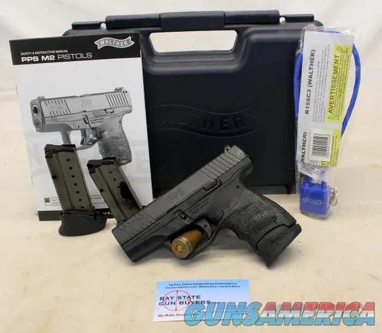 Walther PPS M2 LE semi-automatic pistol ~ 9mm ~ Box, Manual (3) Magazines