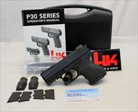 Heckler & Koch (HK) P30SK semi-automatic pistol ~ 9mm ~ Box & Manual ~ MASS COMPLIANT