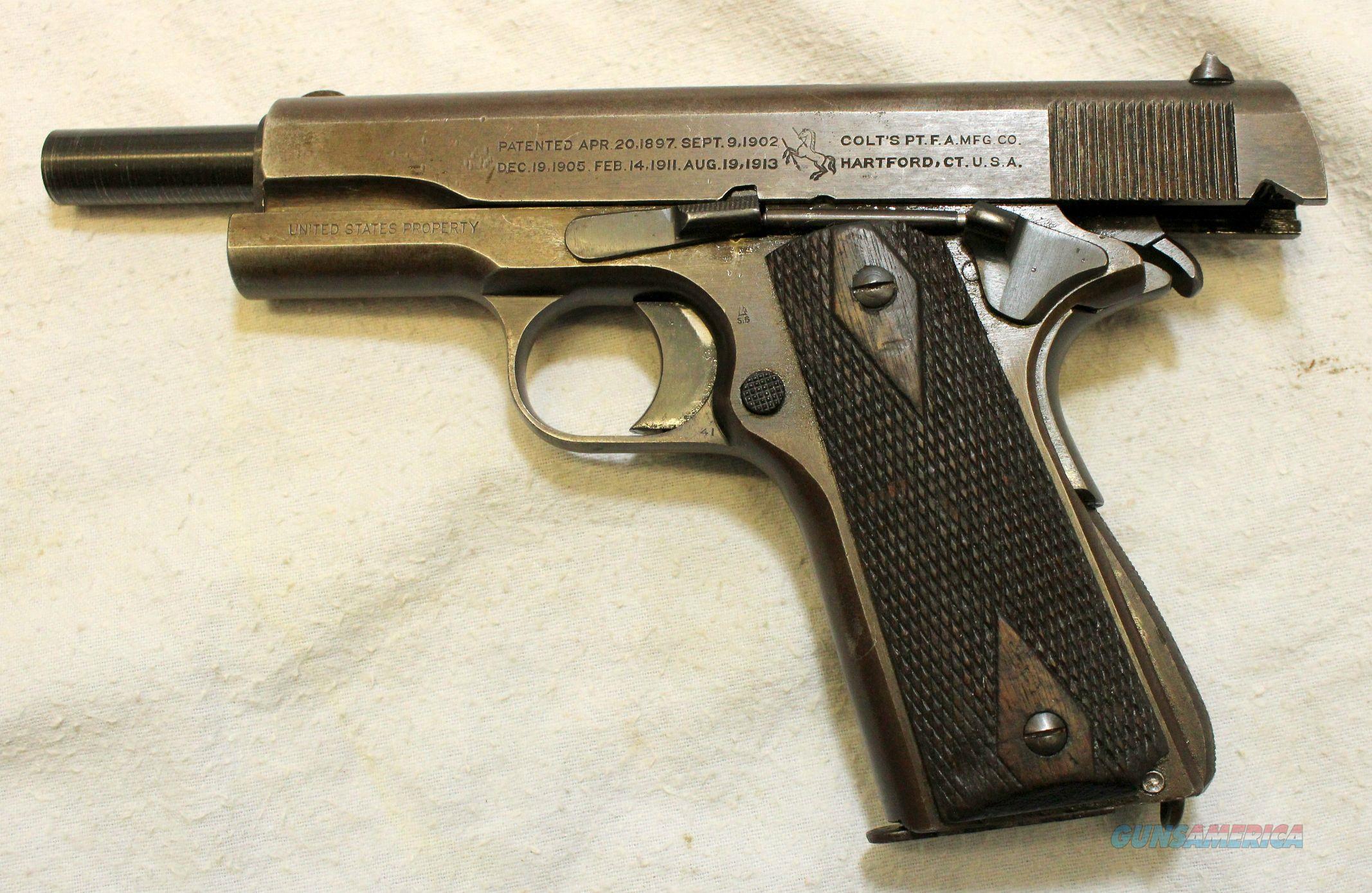 COLT 1911 WWI Military Issue Pistol... for sale at