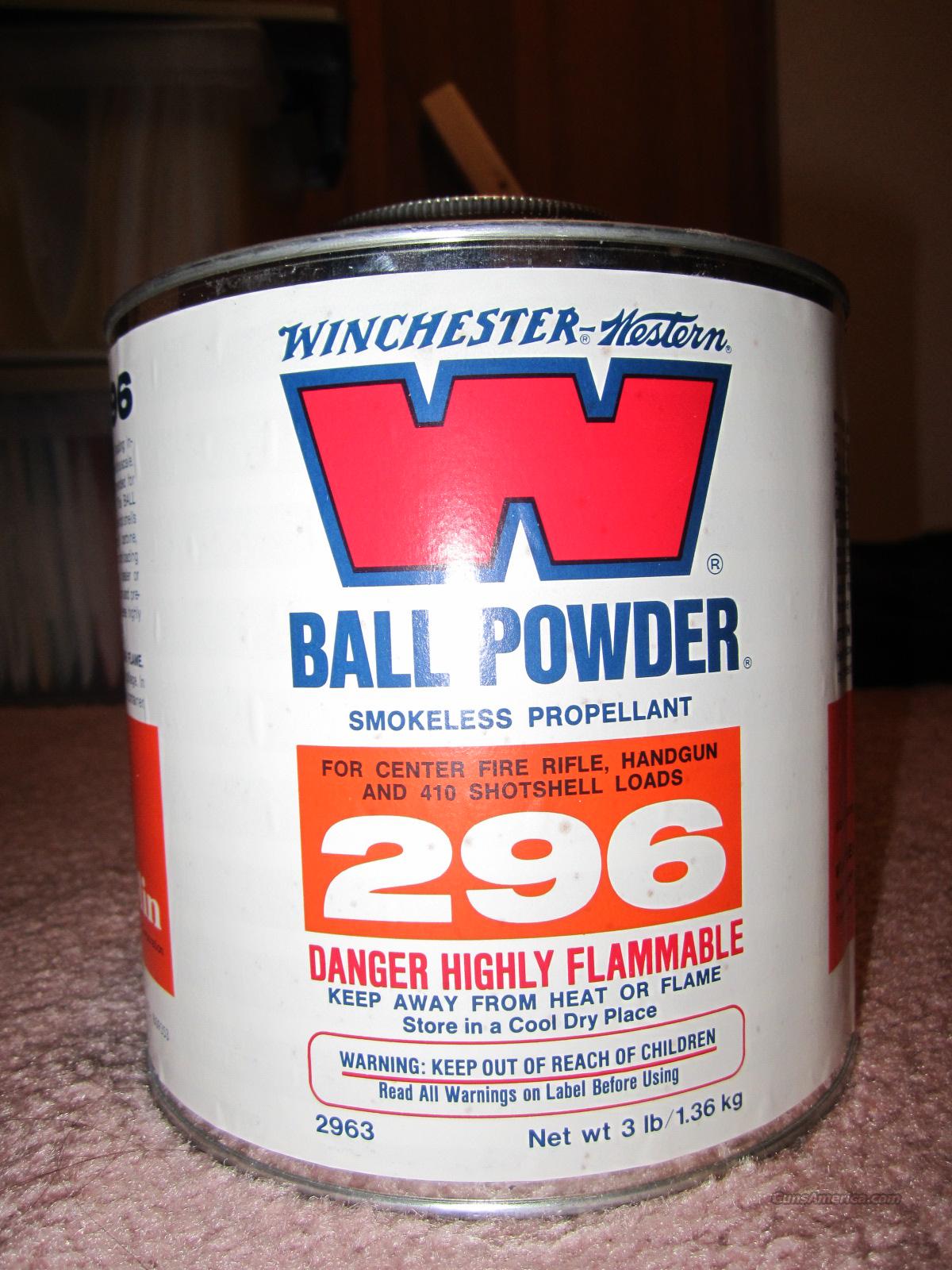 Winchester Ball Powder W296 for sale at 959917845