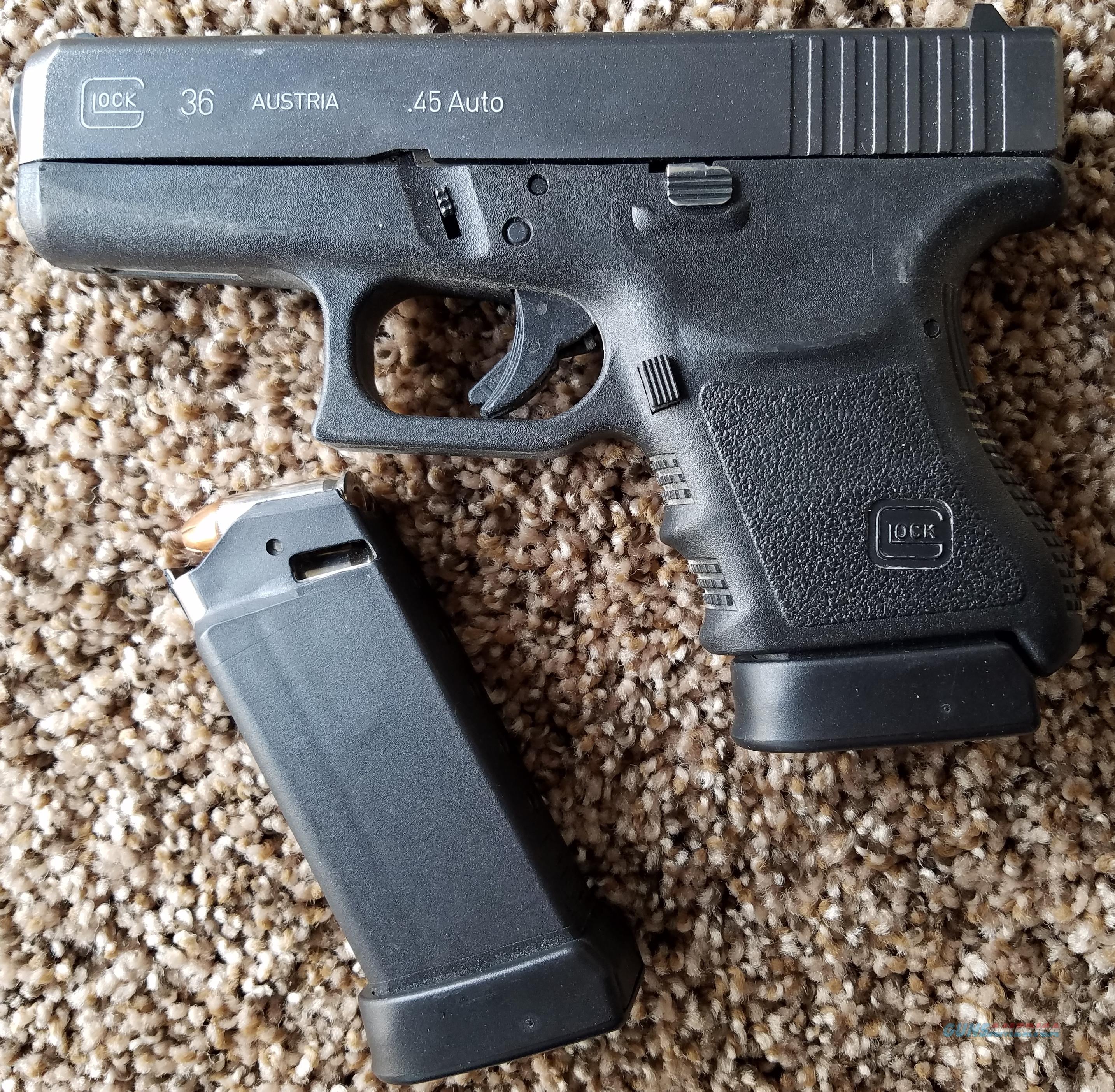 Glock 36 Gen3 45acp slimline for sale at 920514541