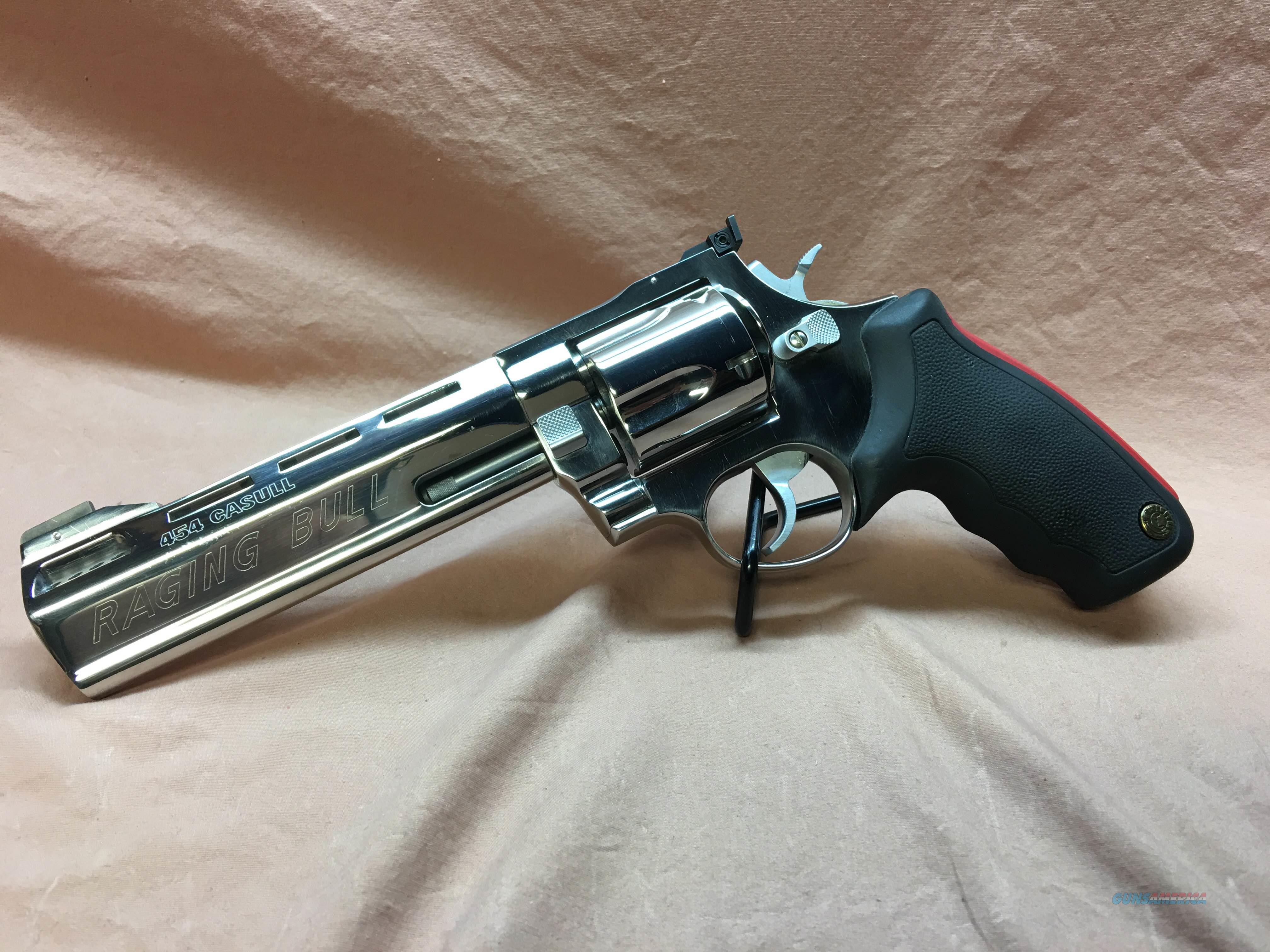 Taurus Raging Bull 454 Casull polished ss for sale