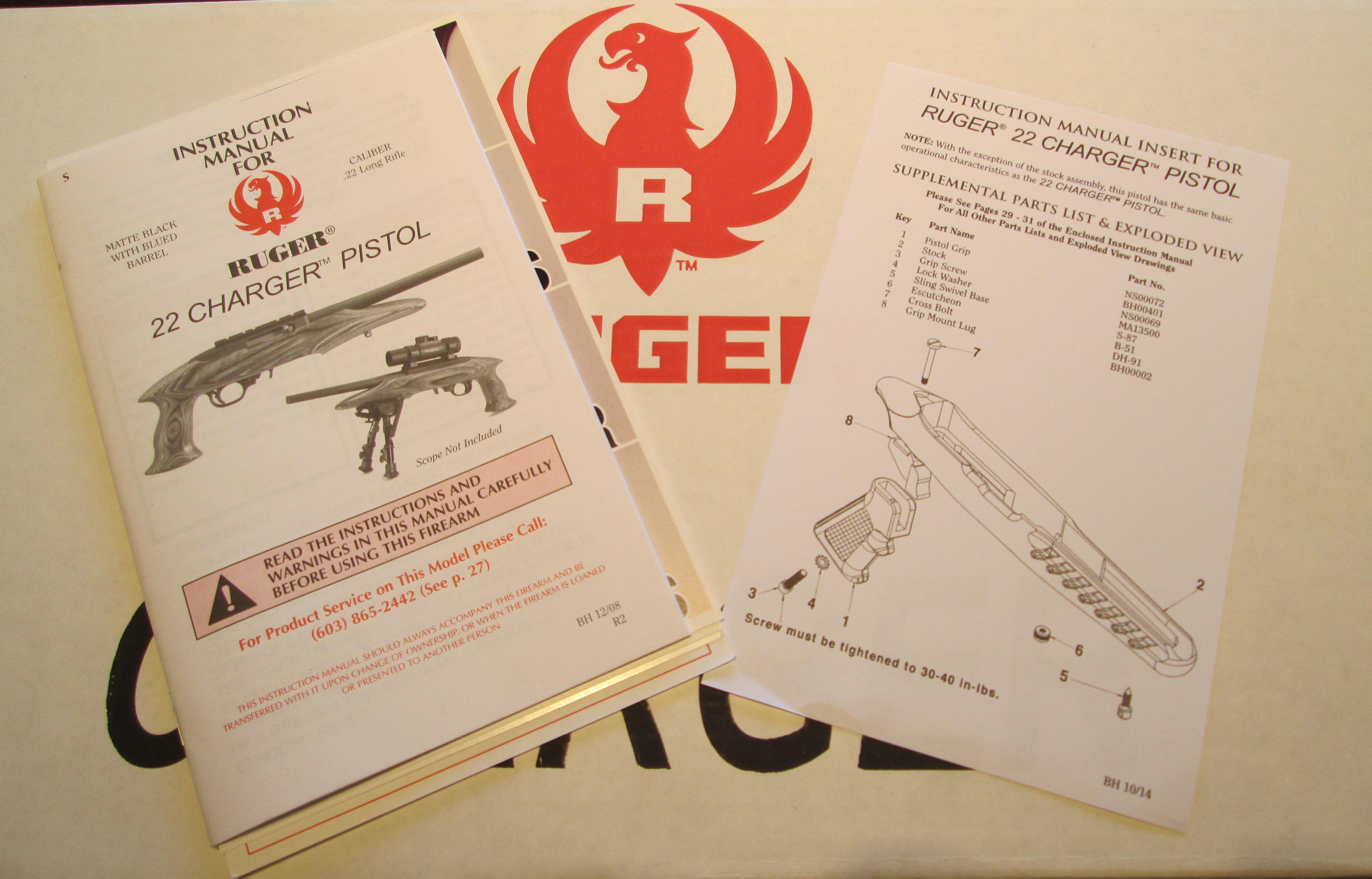 Ruger .22 Charger Pistol Factory Ow... for sale at