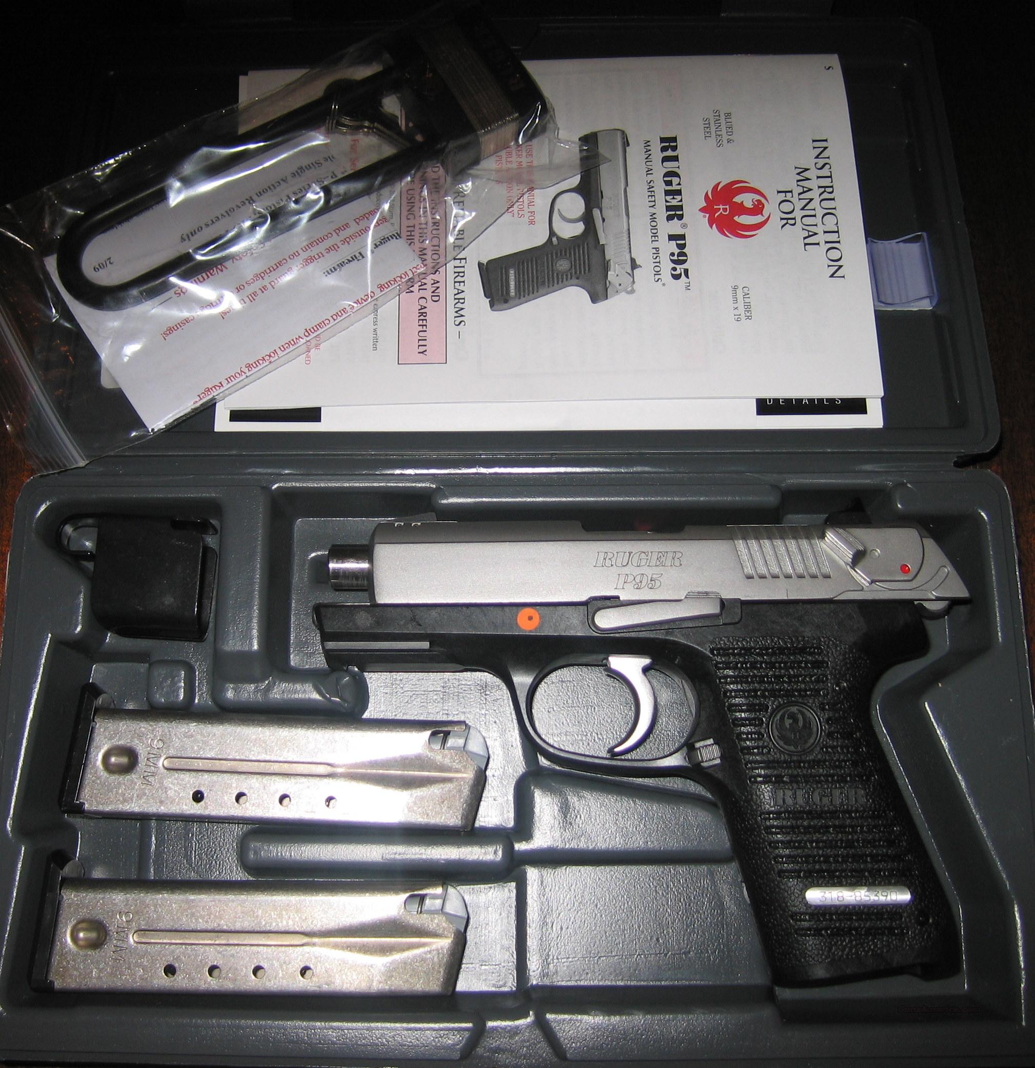 RUGER P95 9mm 15+1 SS Slide for sale at 928024646