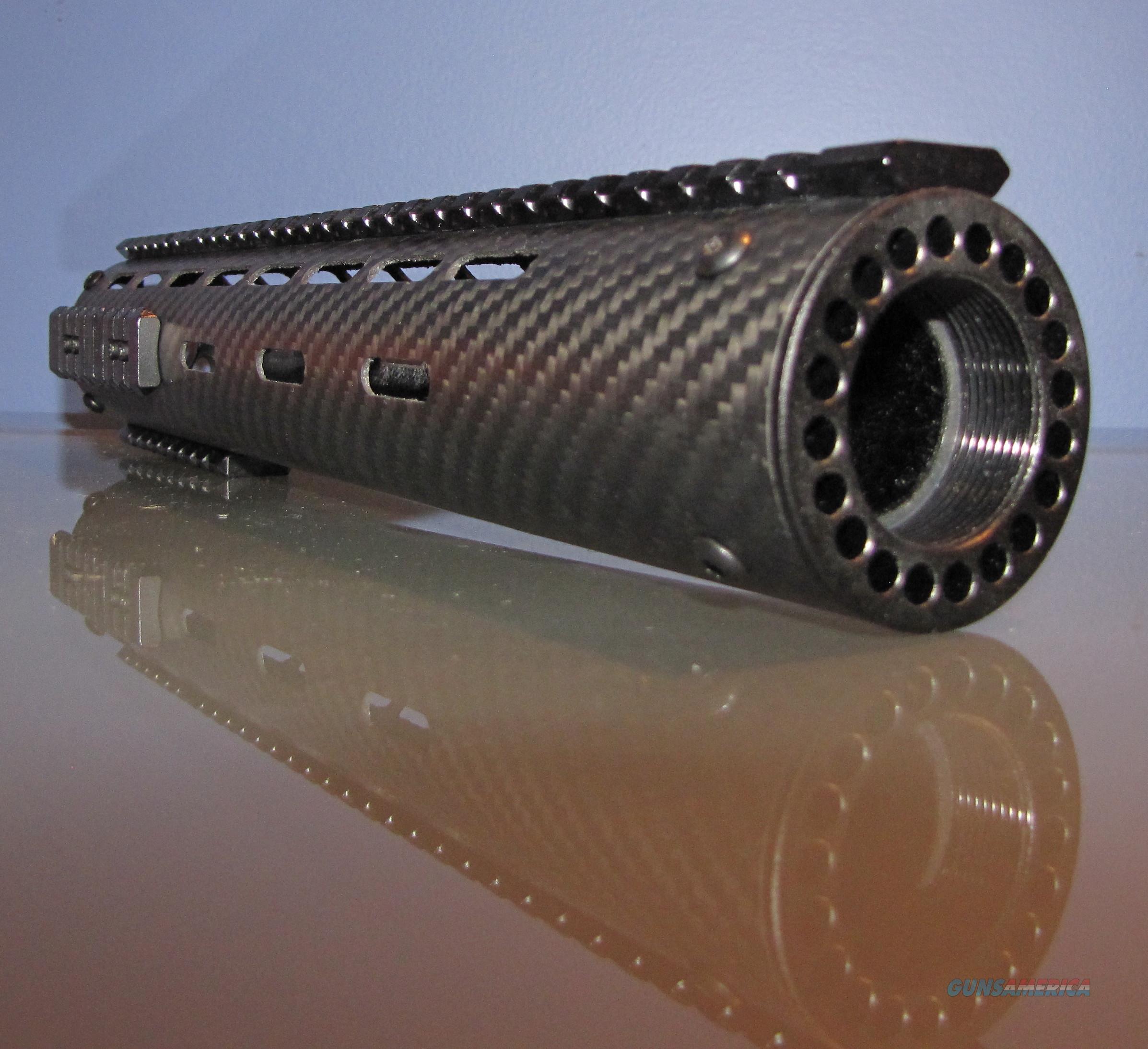Carbon Fiber 12" Free Float Quad Rail Hand Guar... for sale
