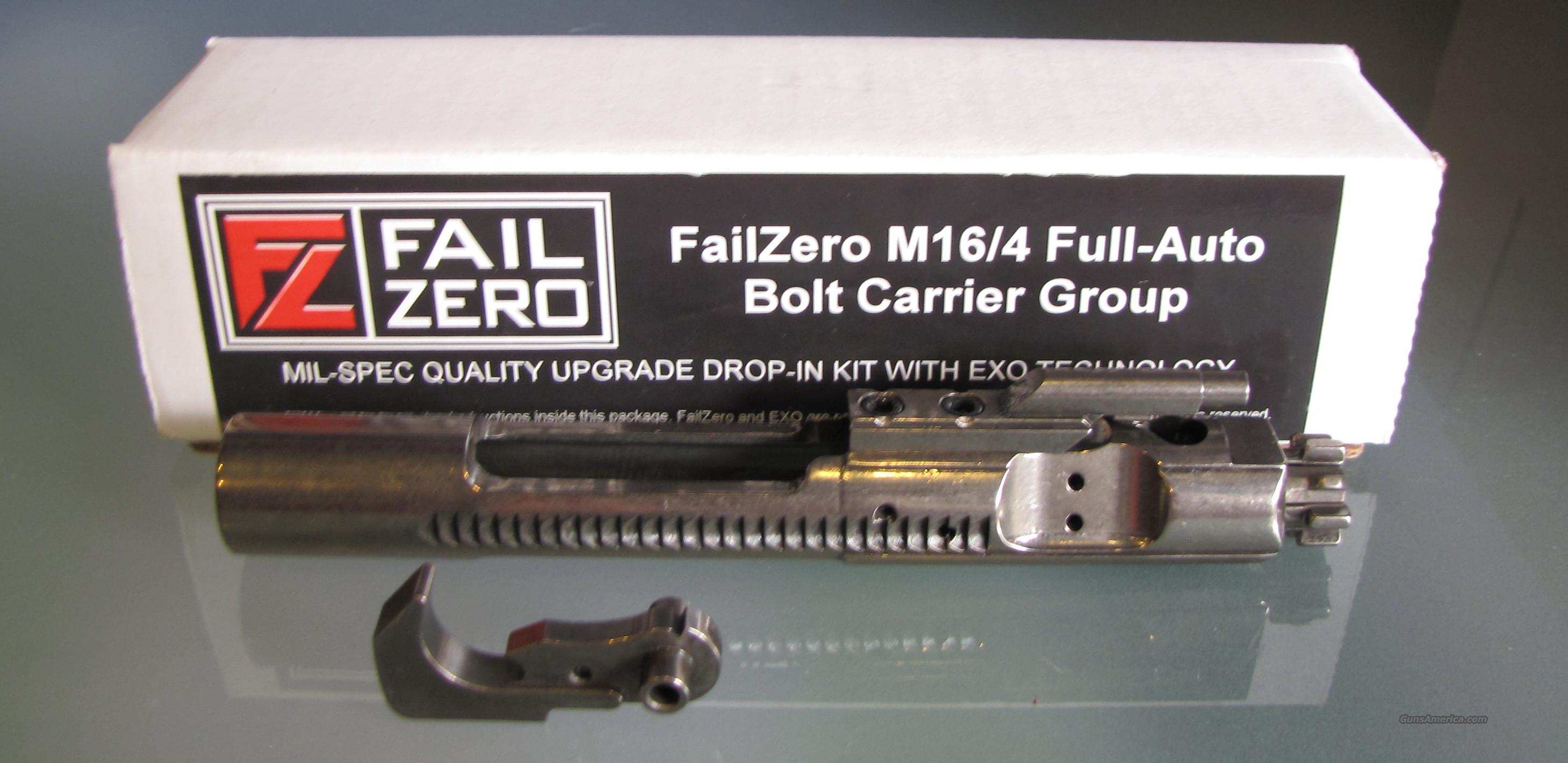 FAILZERO M16/4 BCG w/ semi auto ham... for sale at