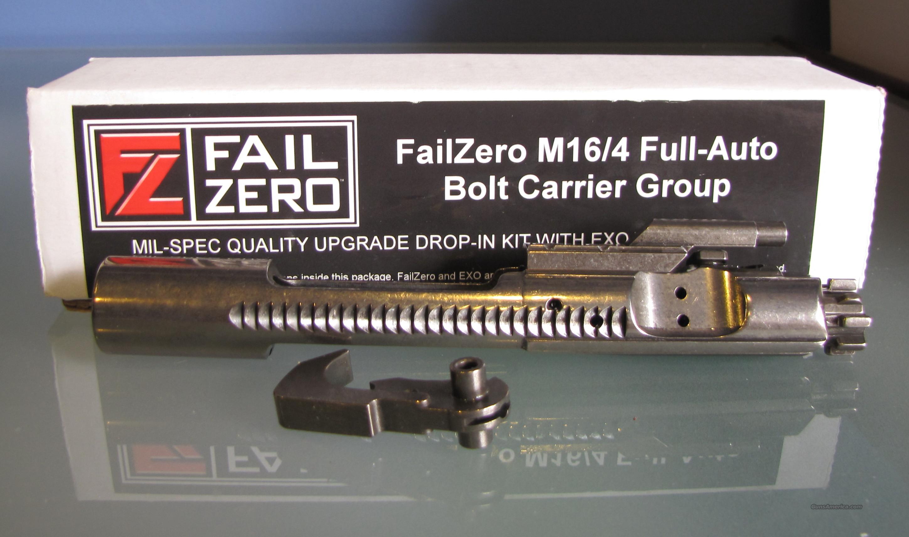 FAILZERO M16/4 BCG w/ semi auto ham... for sale at