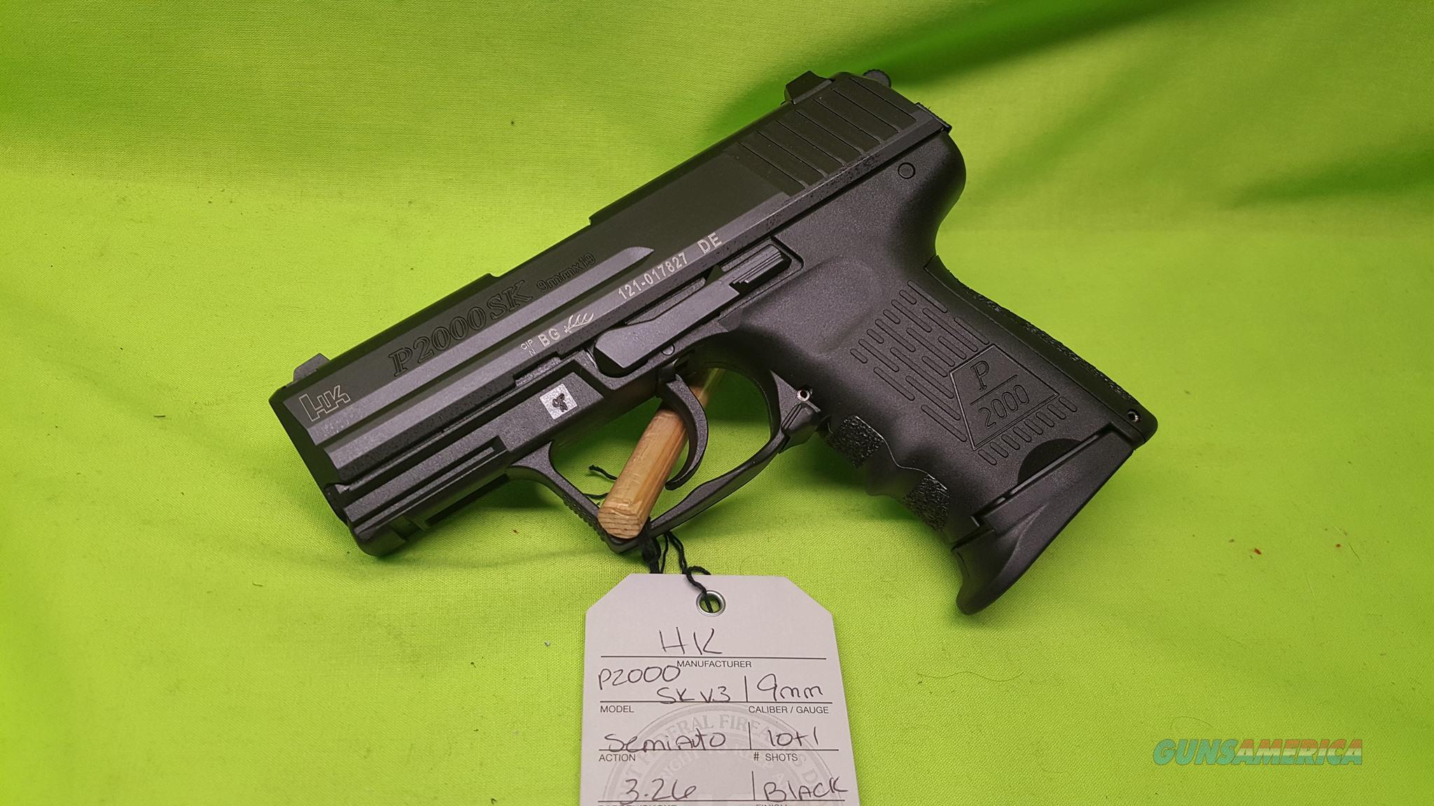HK P2000 SK P2000SK V3 9 MM 9MM 10 1 709303 A For Sale