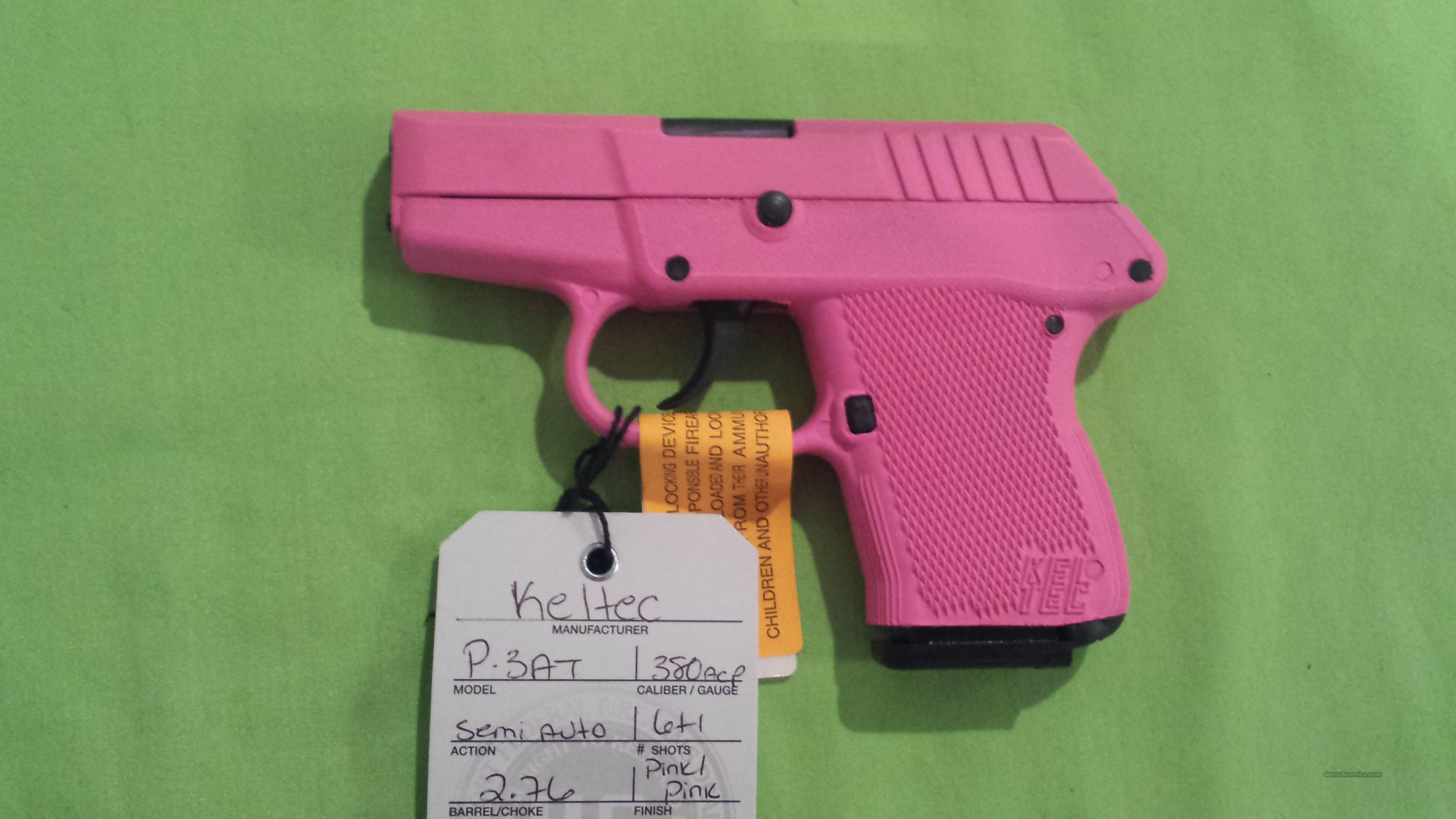 KEL TEC P3AT 380 .380 DAO 6RD PINK... for sale at