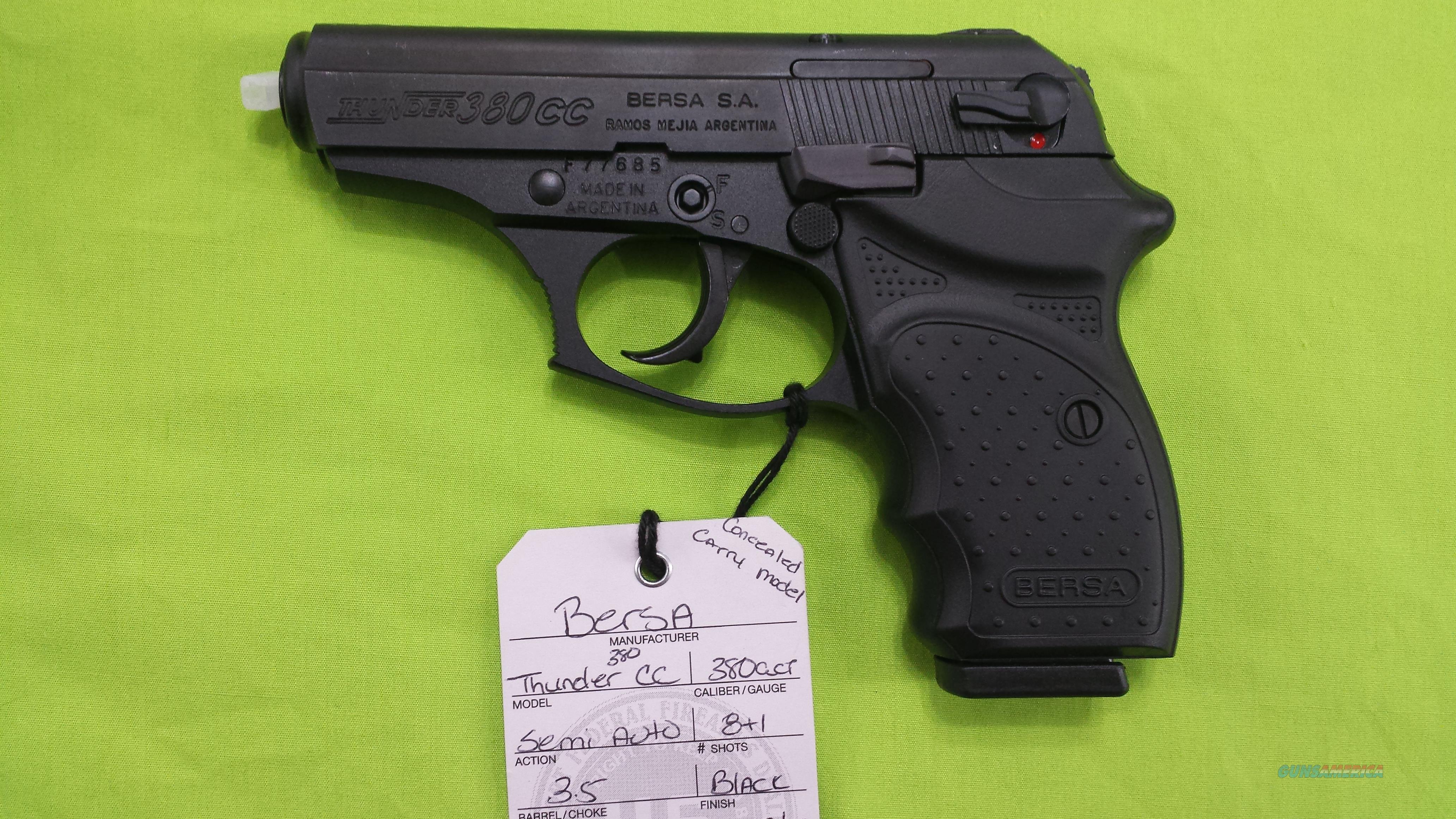 BERSA THUNDER 380 CC CONCEALED CARR... for sale at