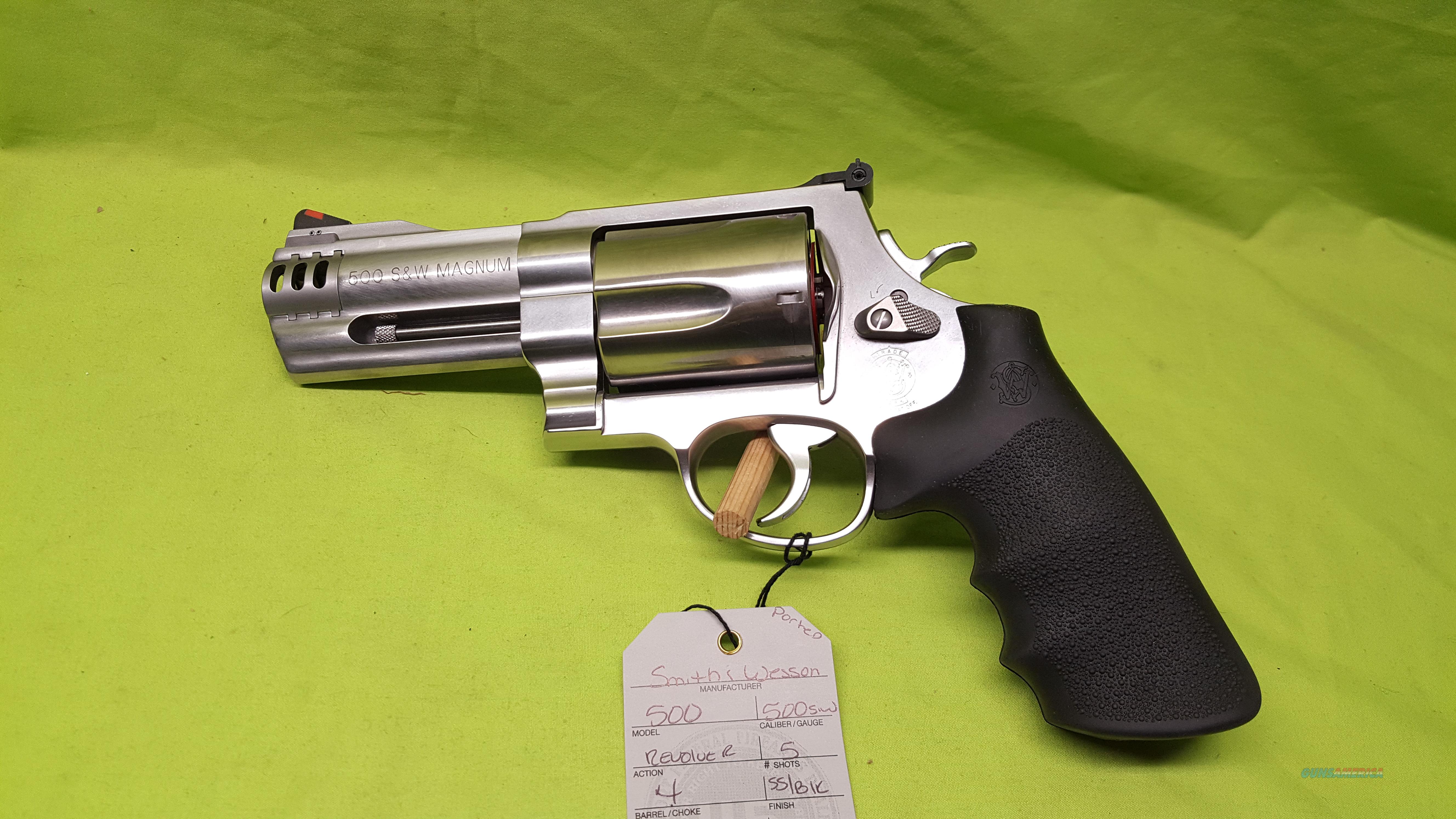 S W SMITH AND WESSON 500 500S W 4 For Sale At Gunsamerica