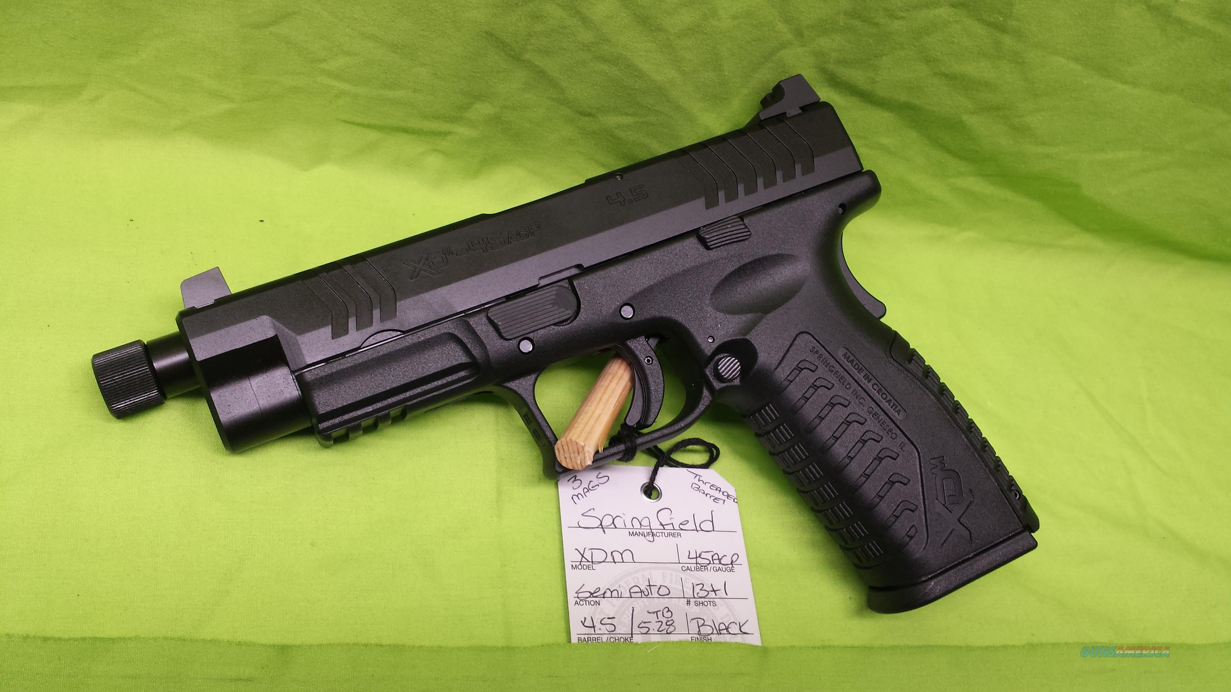 SPRINGFIELD XD M XDM TB 45 ACP FDE... for sale at