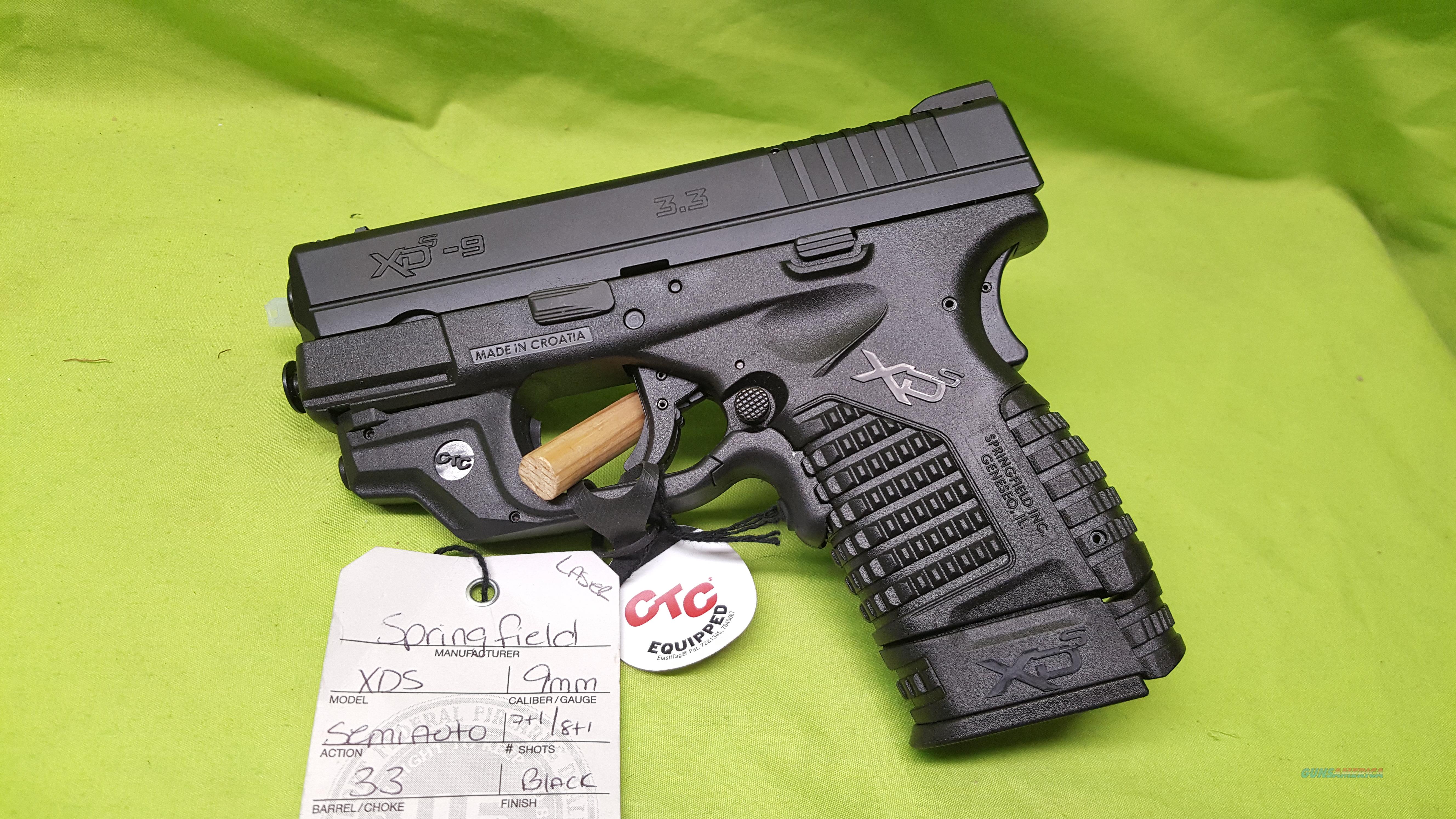 SPRINGFIELD XDS XDS 9MM XD S 9 3.3... for sale at