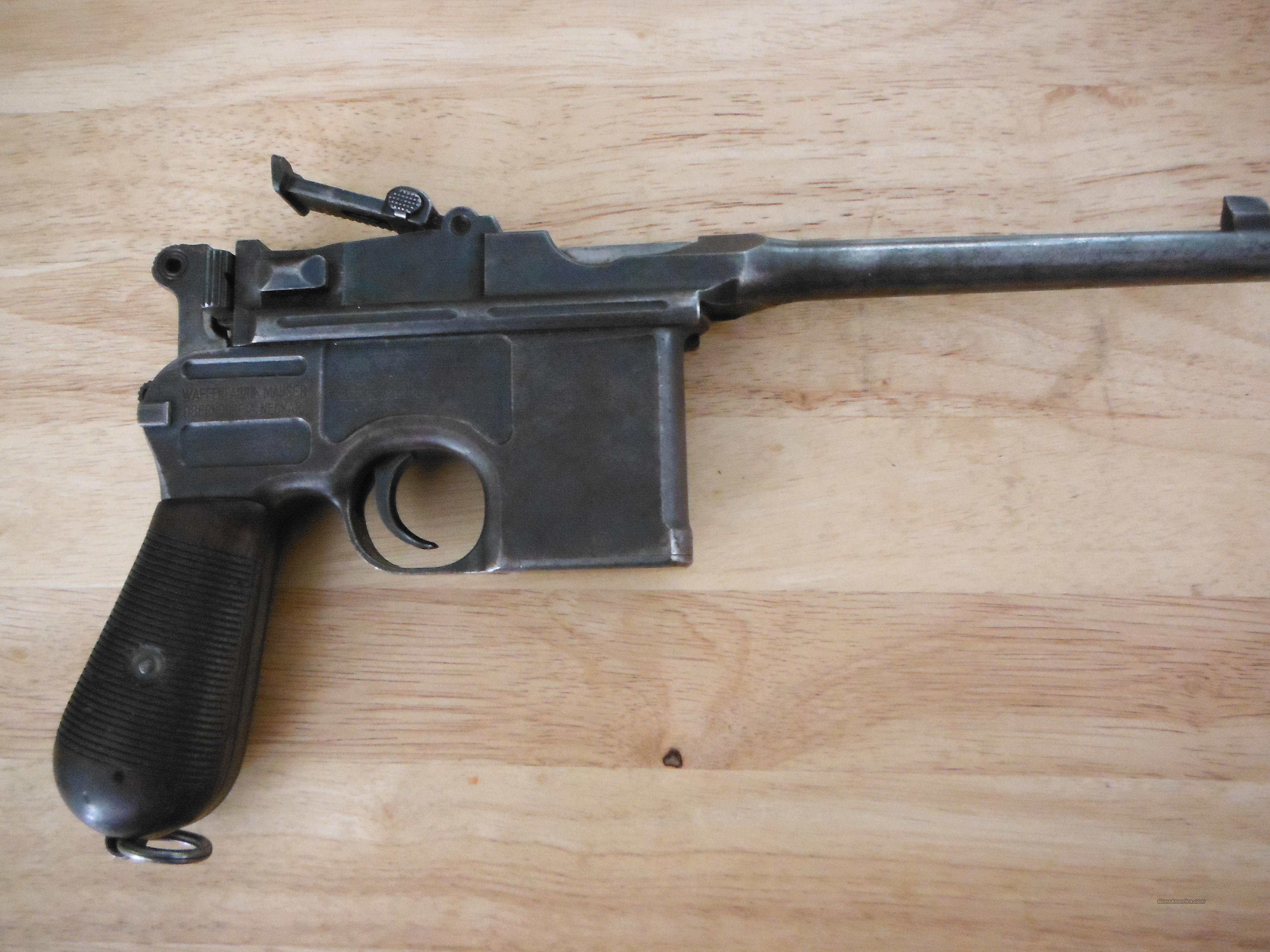 MAUSER "BROOM HANDLE" PISTOL for sale