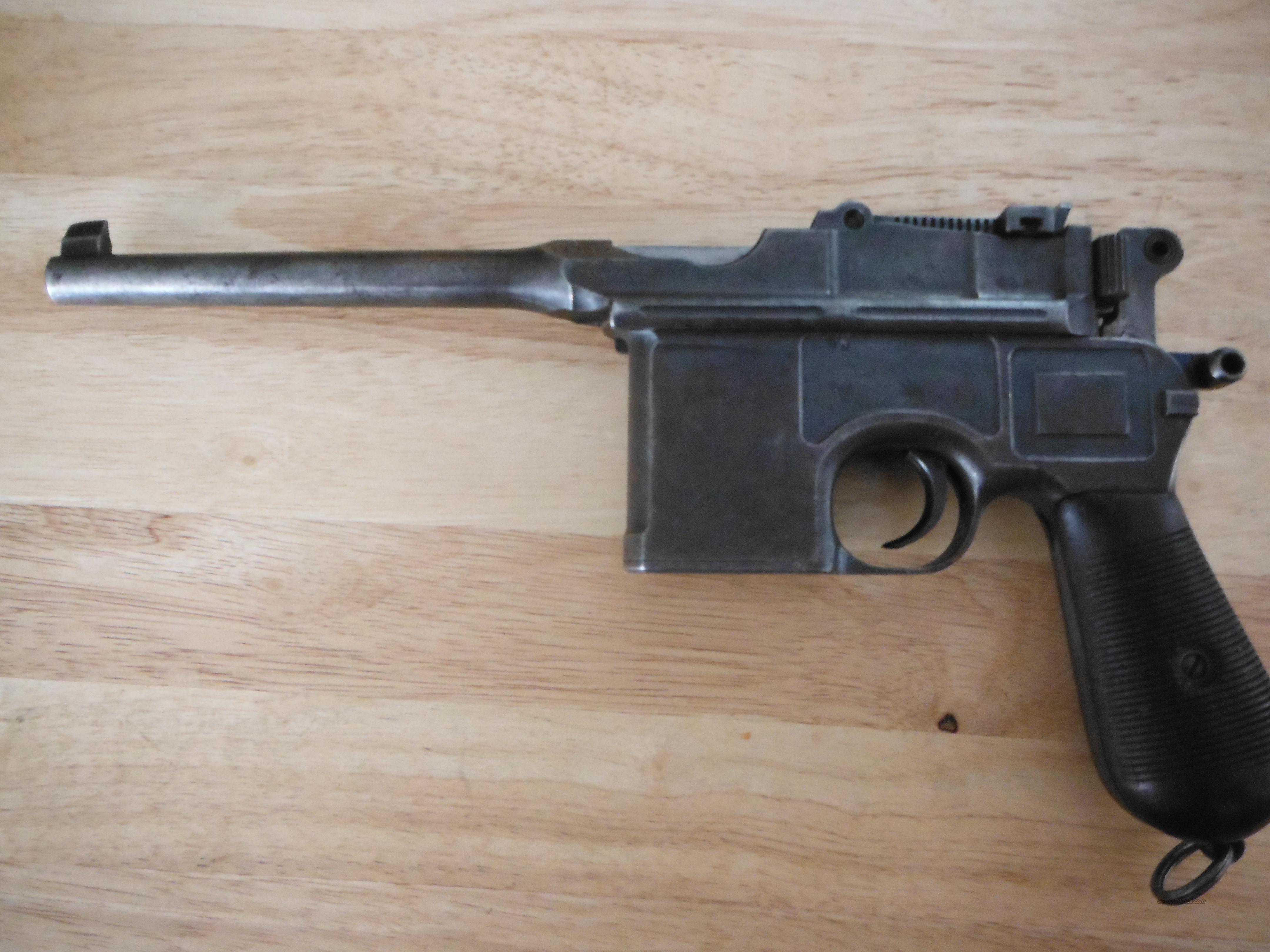 MAUSER "BROOM HANDLE" PISTOL for sale