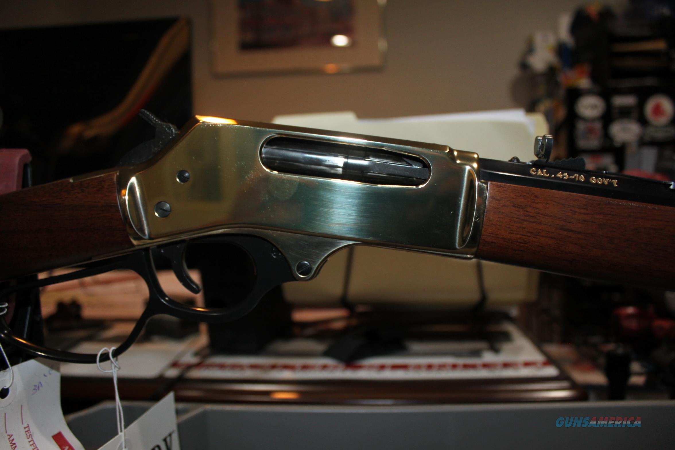Henry Brass Octagon Barrel 4570 Le... for sale at