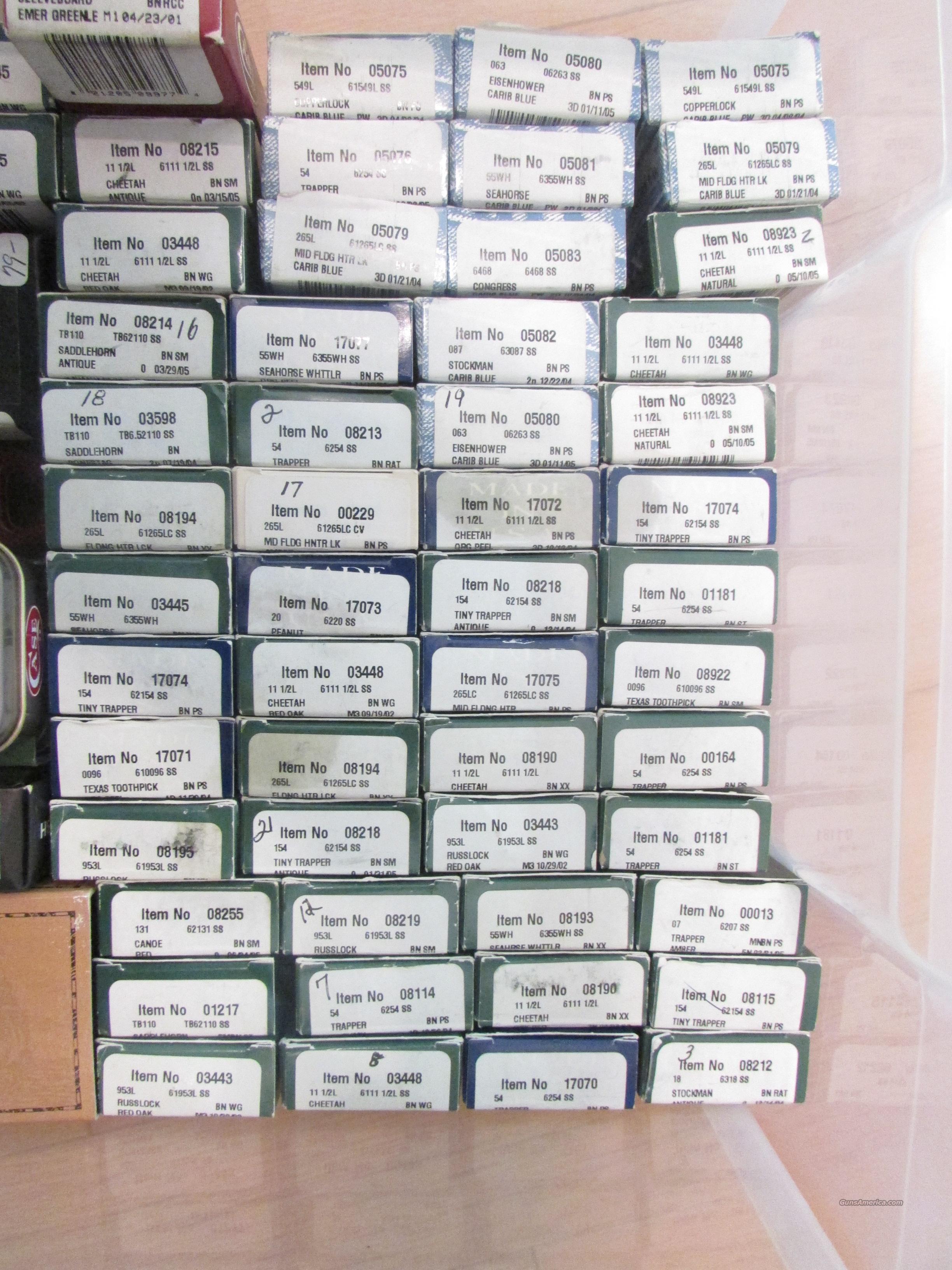 Case Knife Collection with 52 Piece... for sale at