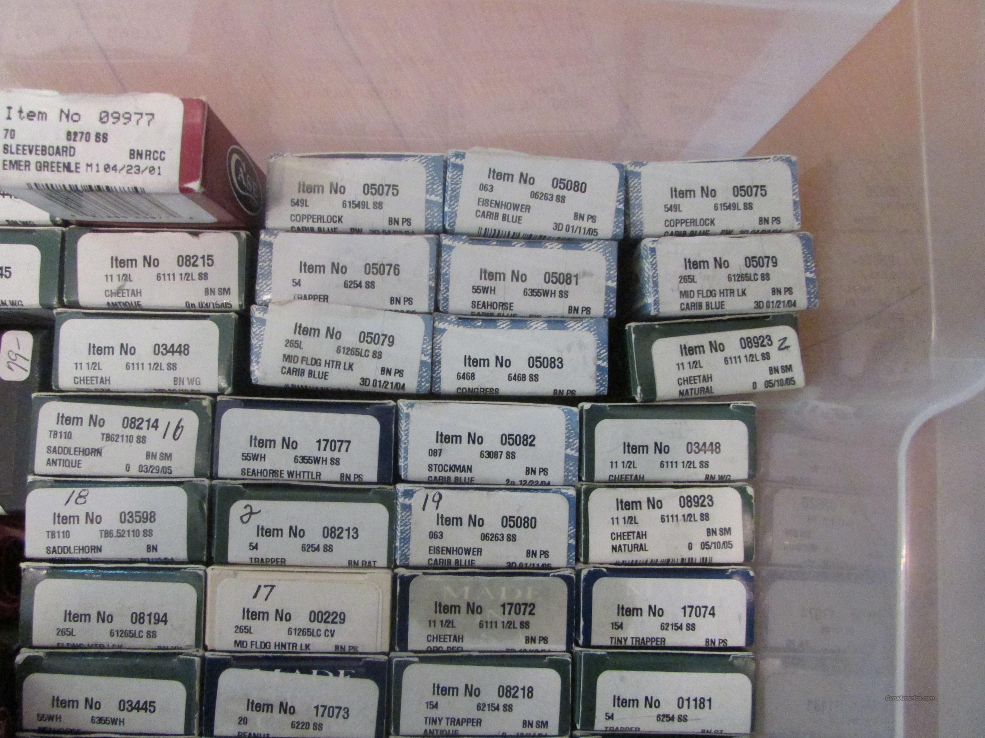 Case Knife Collection with 52 Piece... for sale at