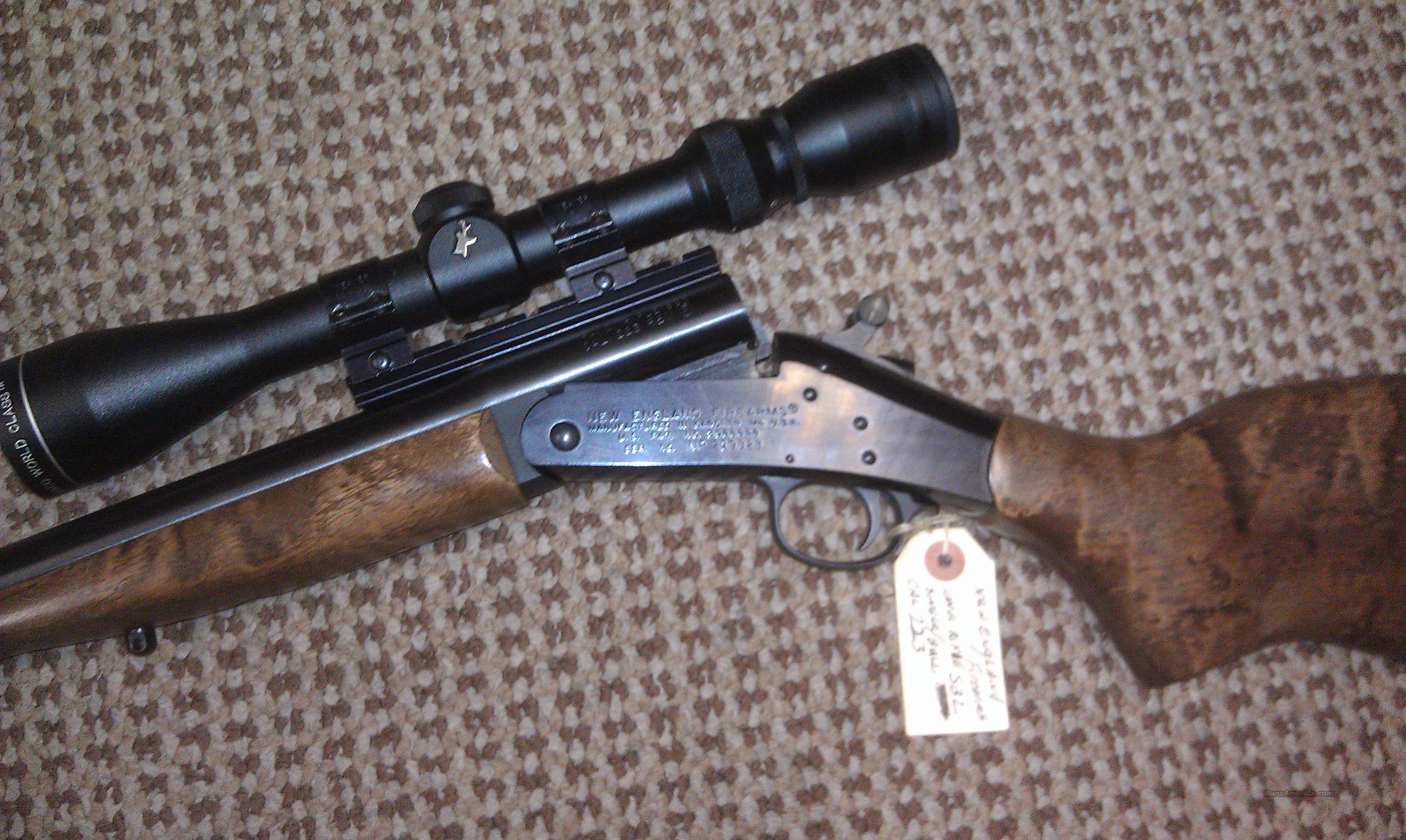 NEF(H&R) Singleshot rifle w/scope... for sale at
