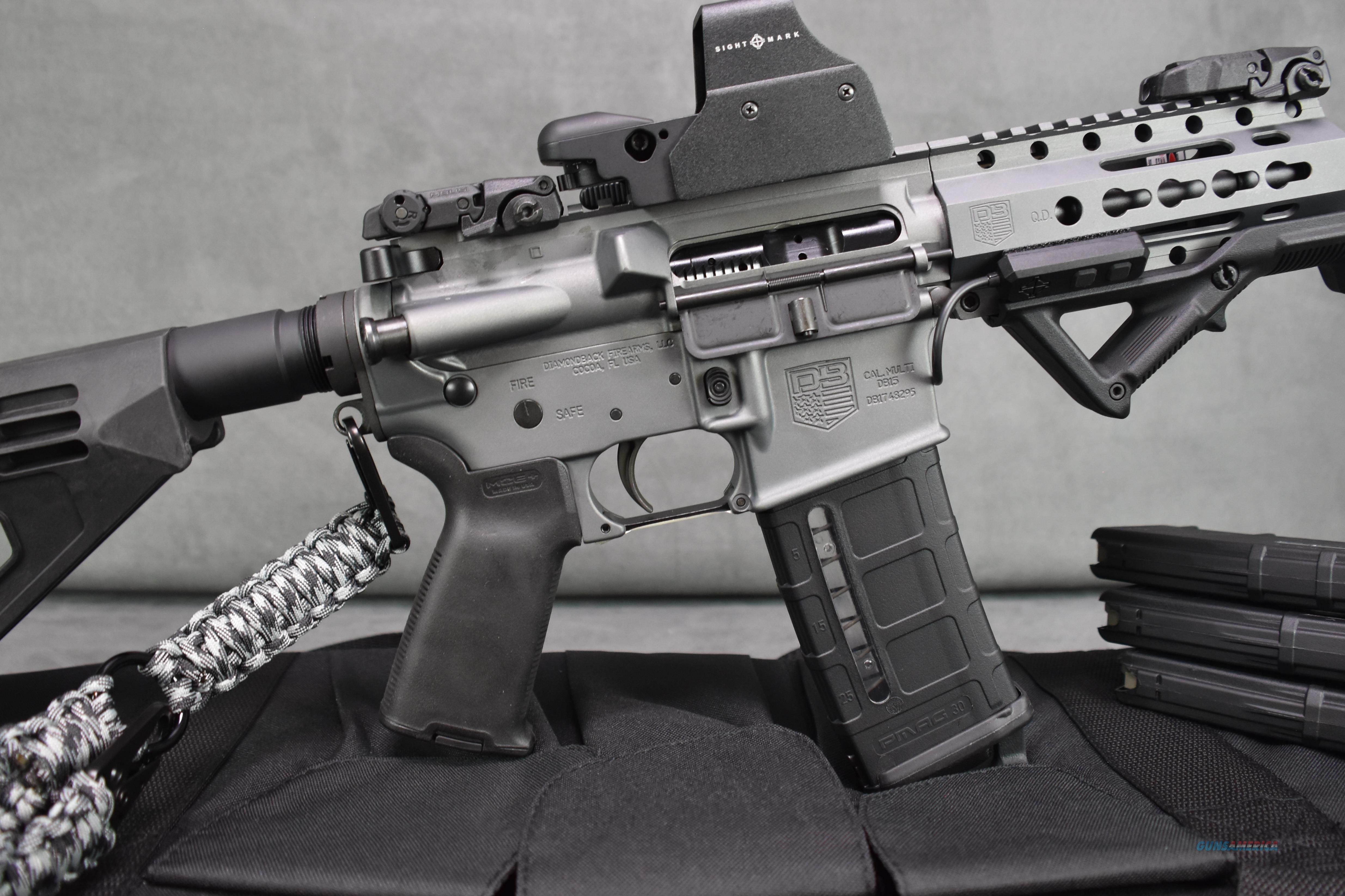 DB15P AR15 TACTICAL PISTOL IN GRAY... for sale at