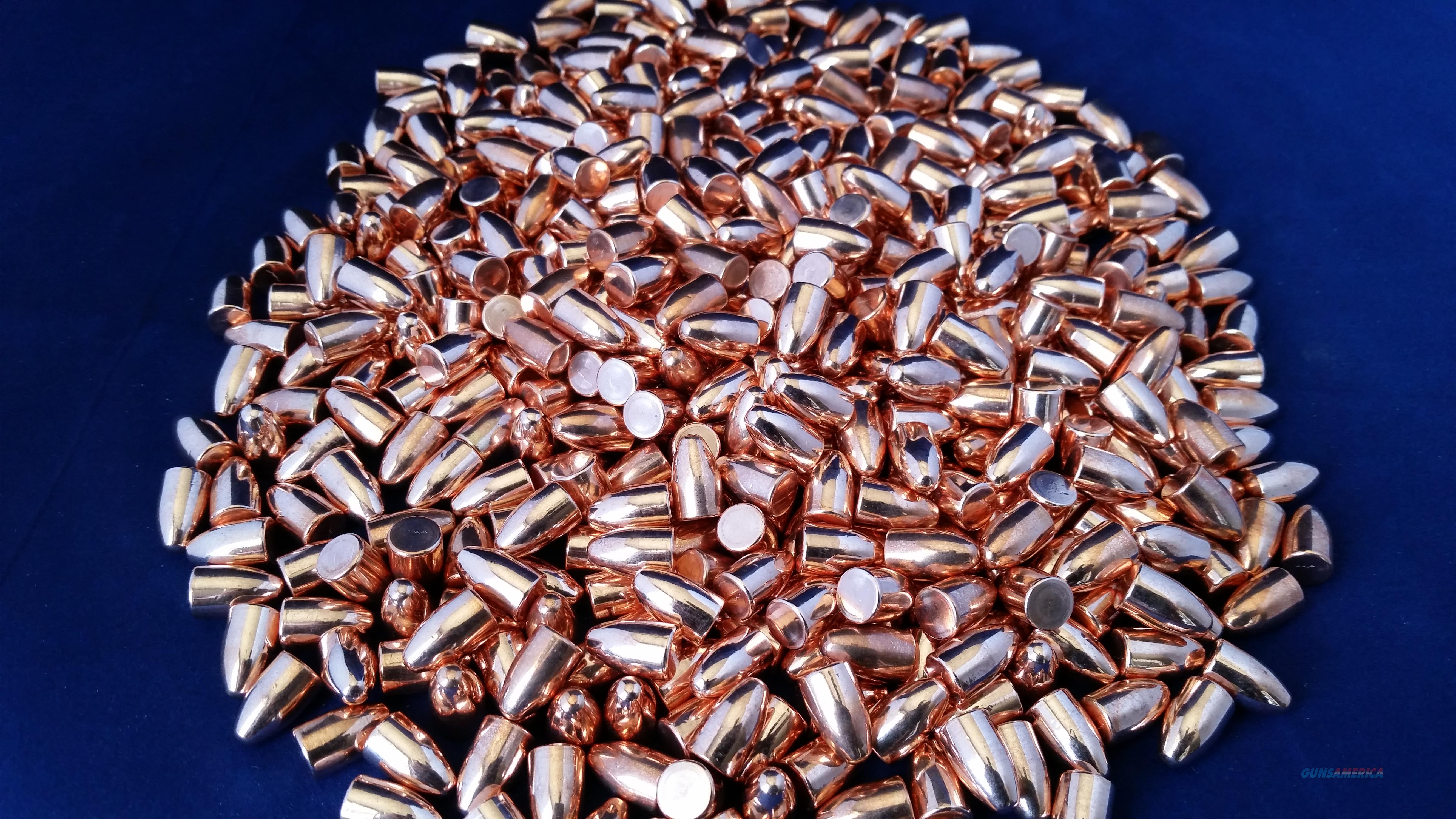 1000 9MM 124gr. RN TMJ Plated Bullets No Credit... for sale
