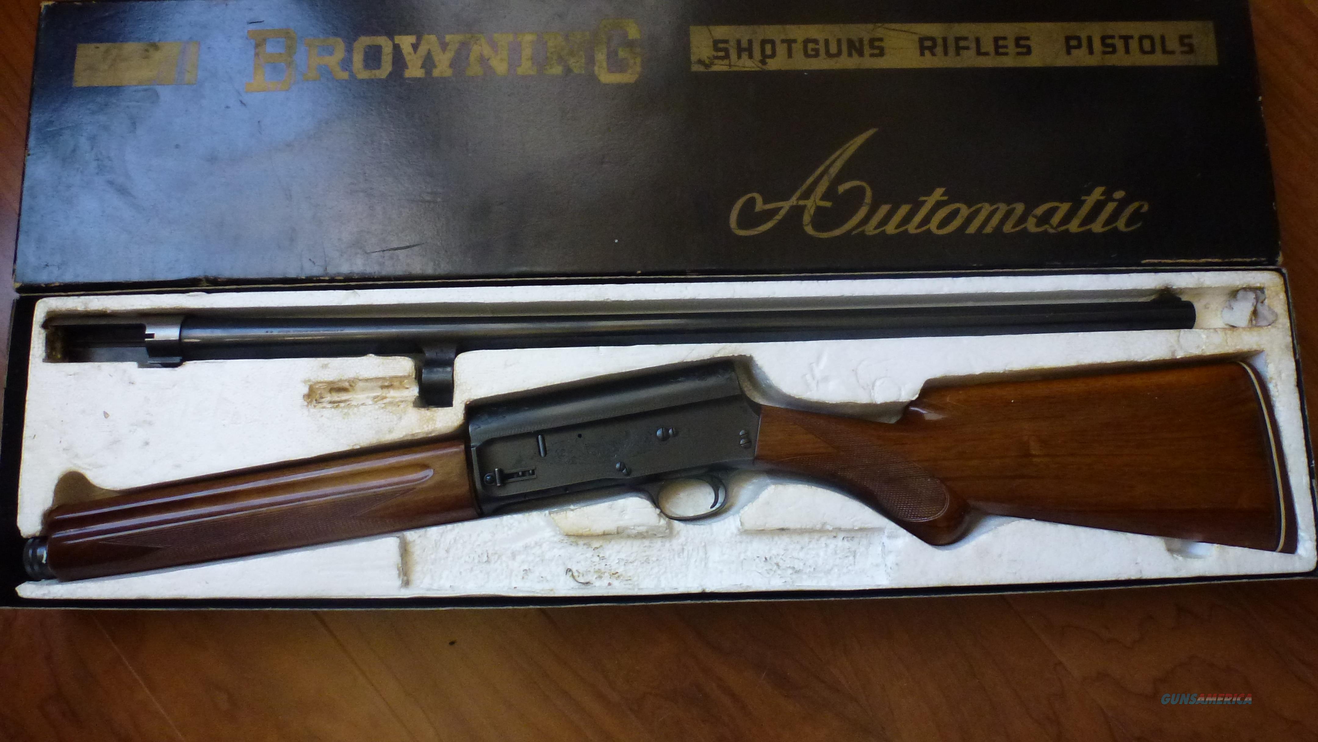 BROWNING 12 gauge A5 Belgium made for sale at Gunsamerica.com: 919325449