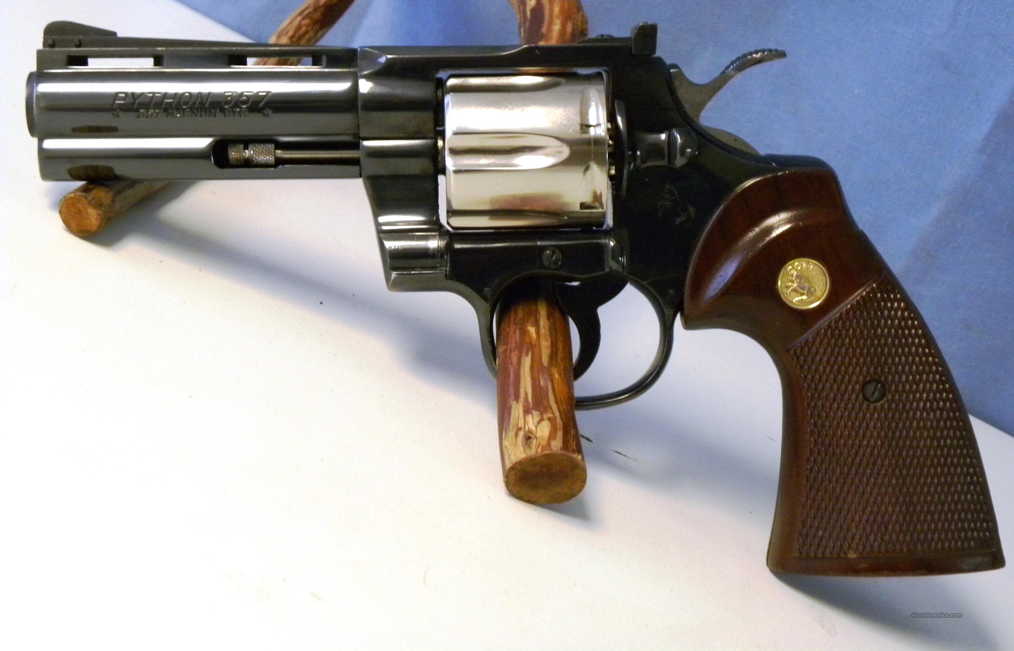 Colt Python .357 Magnum 1981 4 Inch... for sale at Gunsamerica.com ...