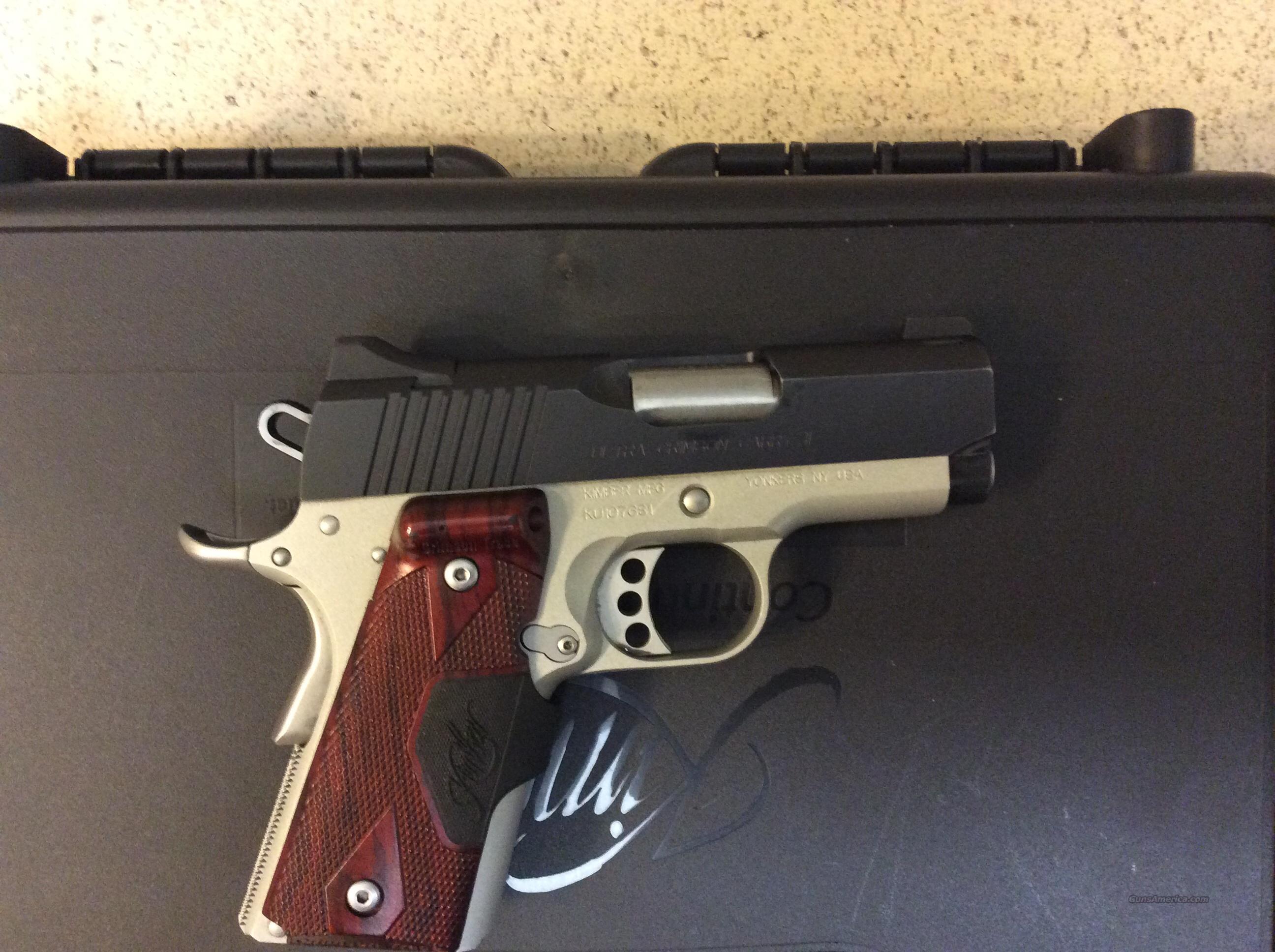 Kimber Ultra Crimson Carry II/ w grip laser for sale