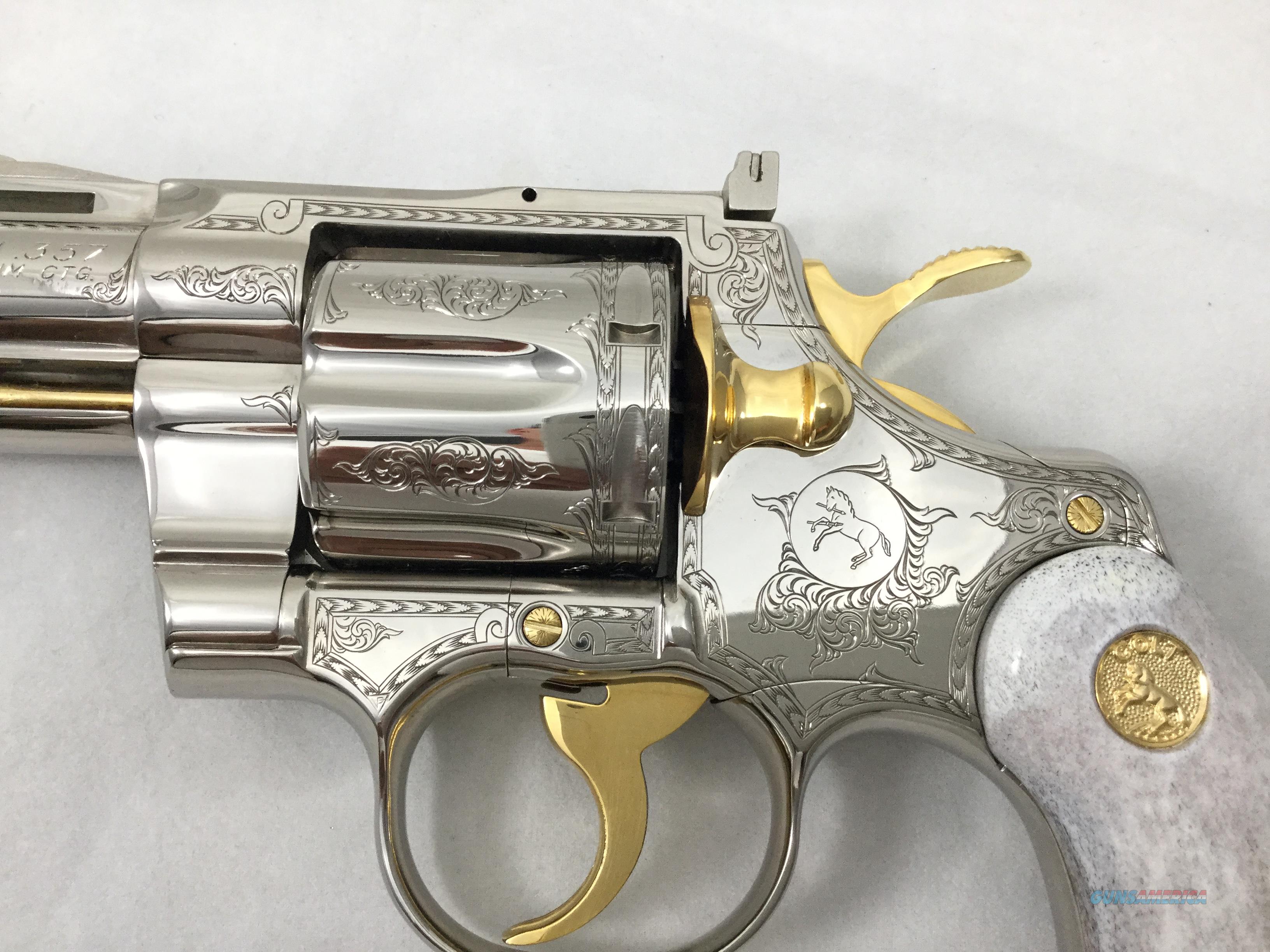 COLT PYTHON 2 1/2 BARREL ENGRAVED for sale at Gunsamerica.com: 967833544