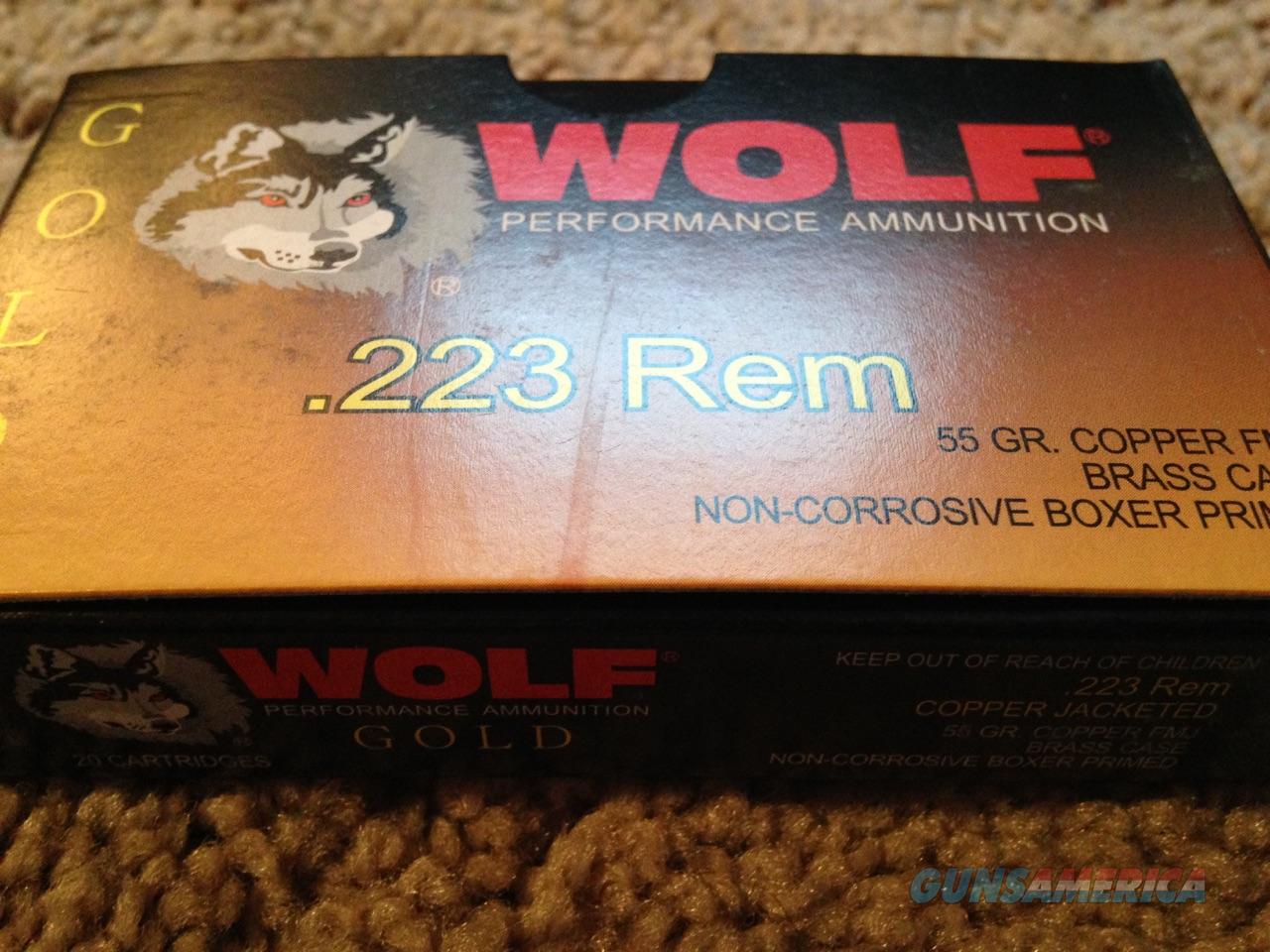 1000 rounds .223 Wolf Gold performa... for sale at Gunsamerica.com ...