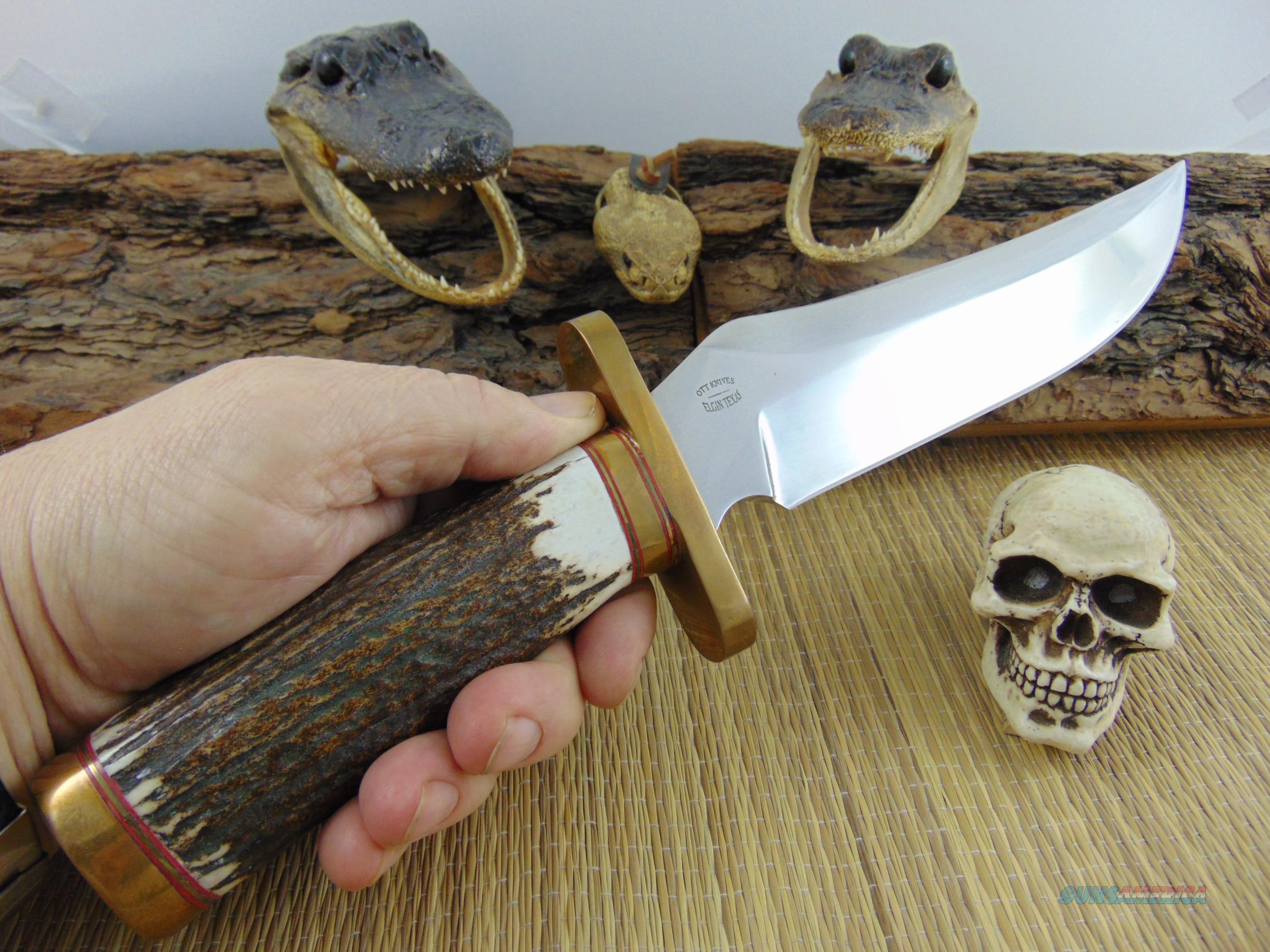Ted Ott / Ott Knives Custom Handmad... for sale at