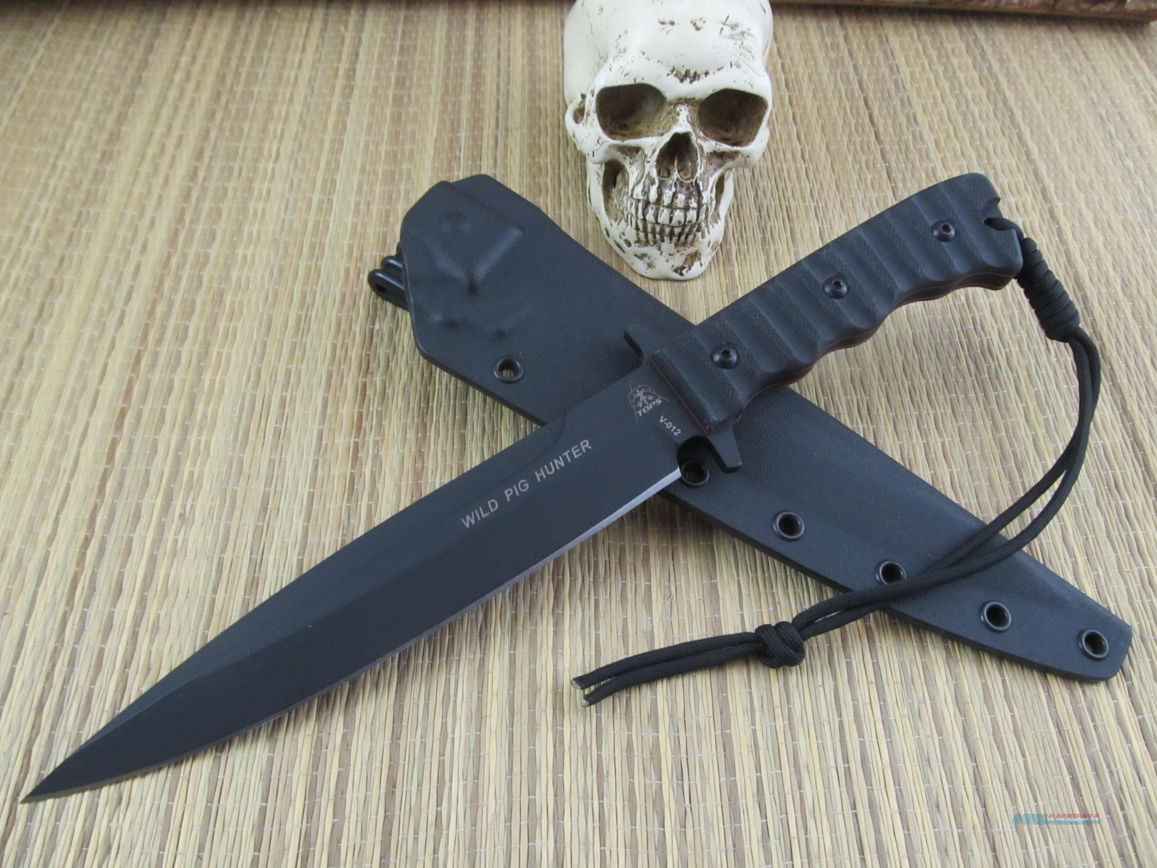 Tops Knives Wild Pig Hunter Blackou... for sale at