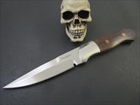 Ron Gaston Custom Knives Beautiful Amboyna Burl Fighter