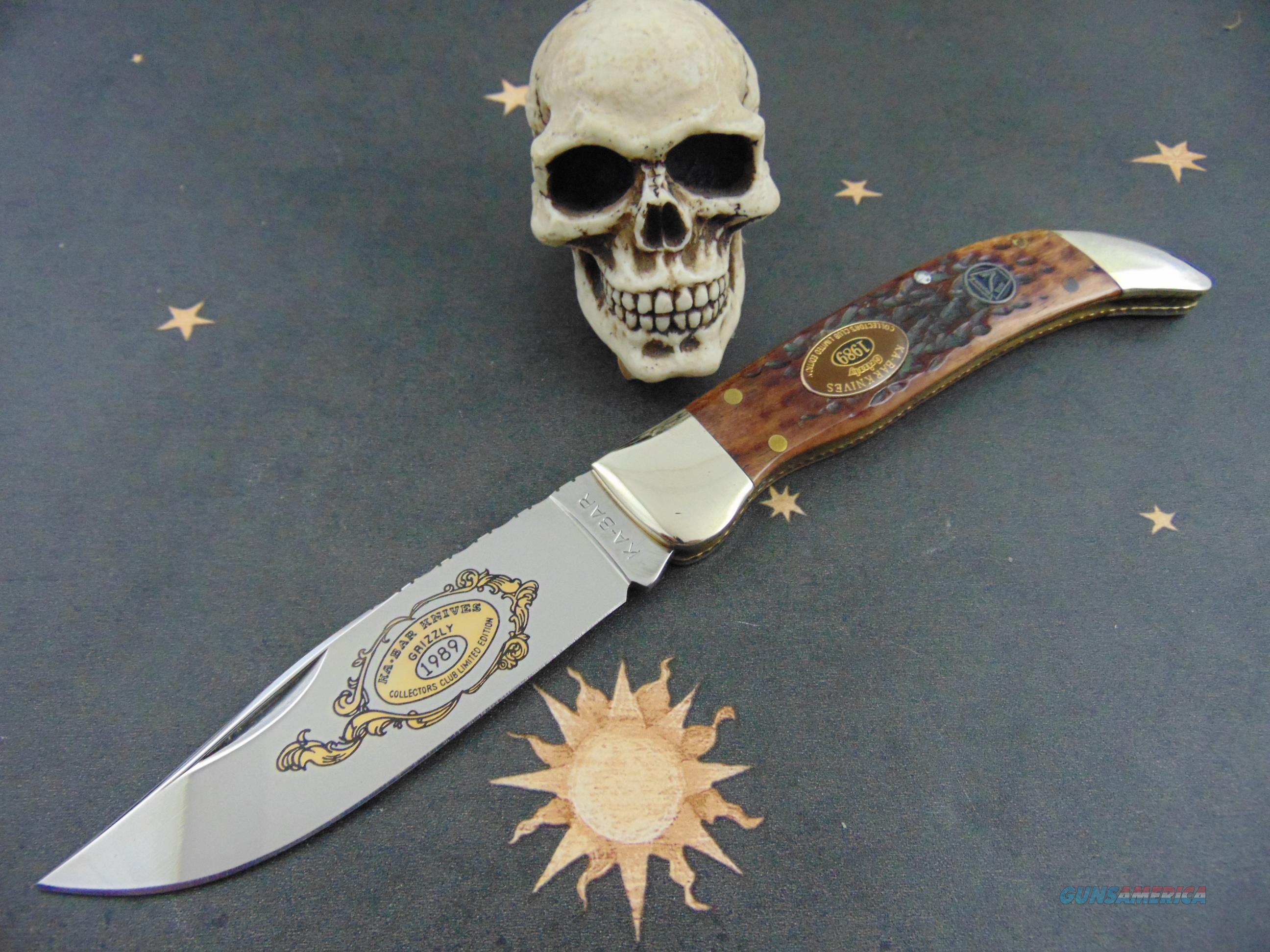 KABar Knives Grizzly LTD Amber Jig... for sale at