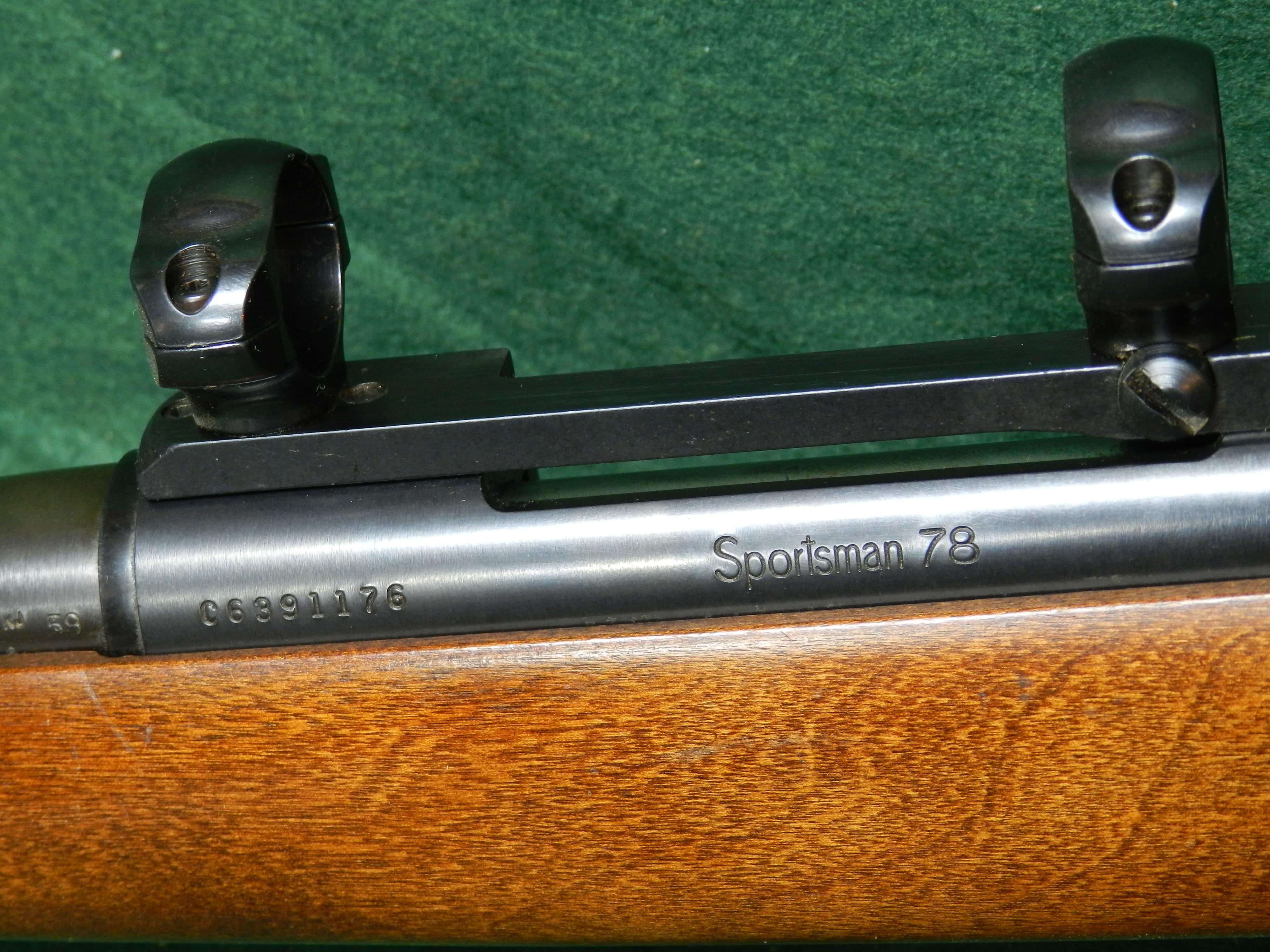 twist rate of a remington sportsman 78 30-06