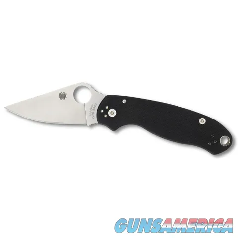 Spyderco, Para 3, Folding Knife, CPM-S30V, Plain, 2.95", Black