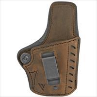Versacarry CFD2113-1 Comfort Flex Deluxe IWB Holster, Brown, Right Draw - Size 3 - Fits Most Single-Stack Sub-Compacts