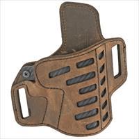 Versacarry C2211-1 Compound OWB Belt Holster, Brown, Right Draw - Size 1 - Full Size Autos