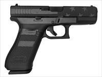  Glock G45, 9mm, 4" Barrel, Fixed Sights, 3 17rd Black Stealth Flag