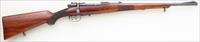 Mauser 98 8x57, unusual Type S carbine, double Schnabel on long forend, 3-leaf, layaway