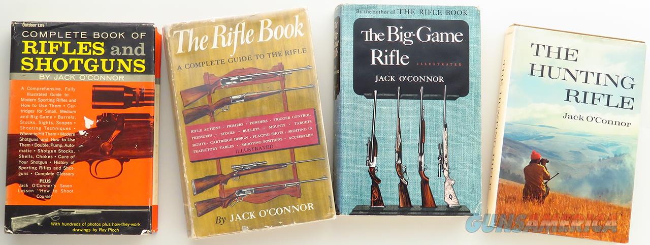 Jack Oconnor Four Vintage Rifle Books One Inscribed - 
