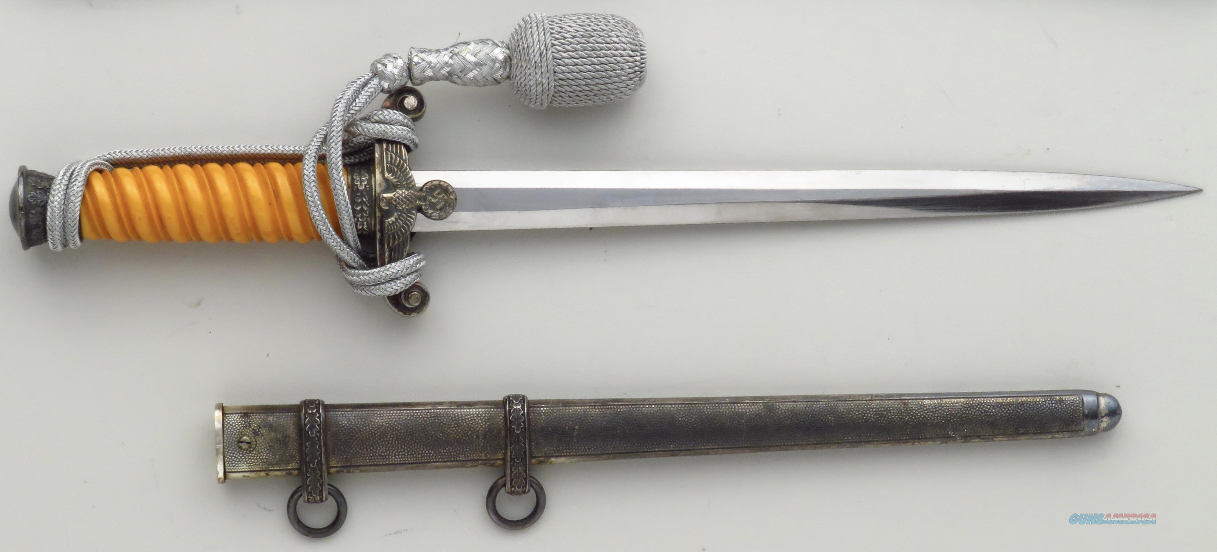 German army officer's dagger, WWII,... for sale at