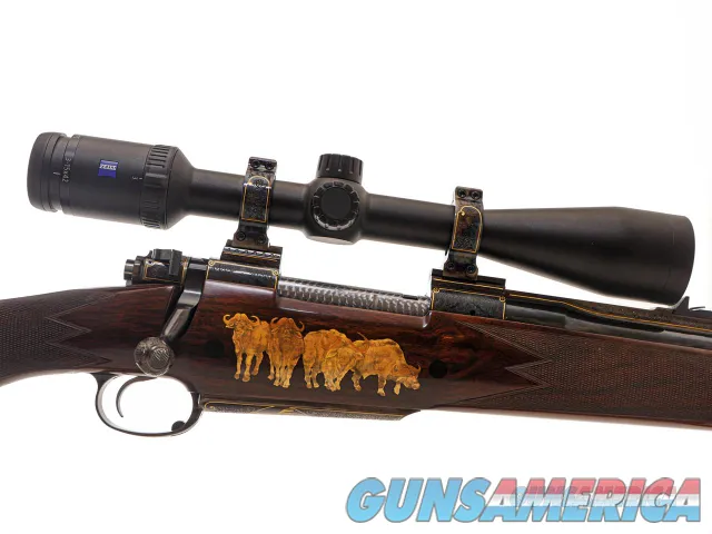 GALAZAN - Custom Bolt Action Rifle, 400 H&H Magnum. 24” Barrel. 